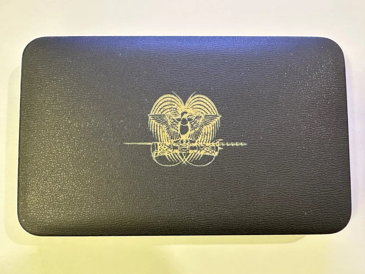 Papua New Guinea 1975 First Coinage 8-Coin Proof Set, Franklin Mint 3