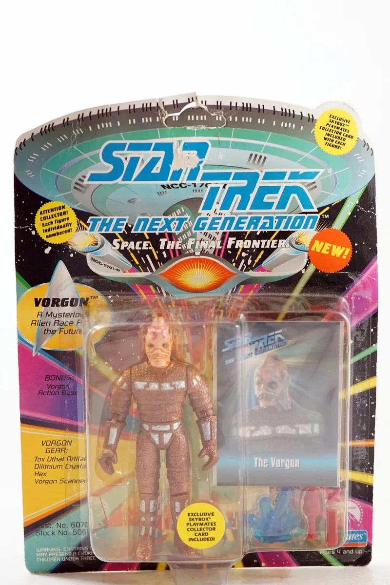 Star Trek The Next Generation "The Vorgon" Action Figure, Playmates 1993, Carded 7