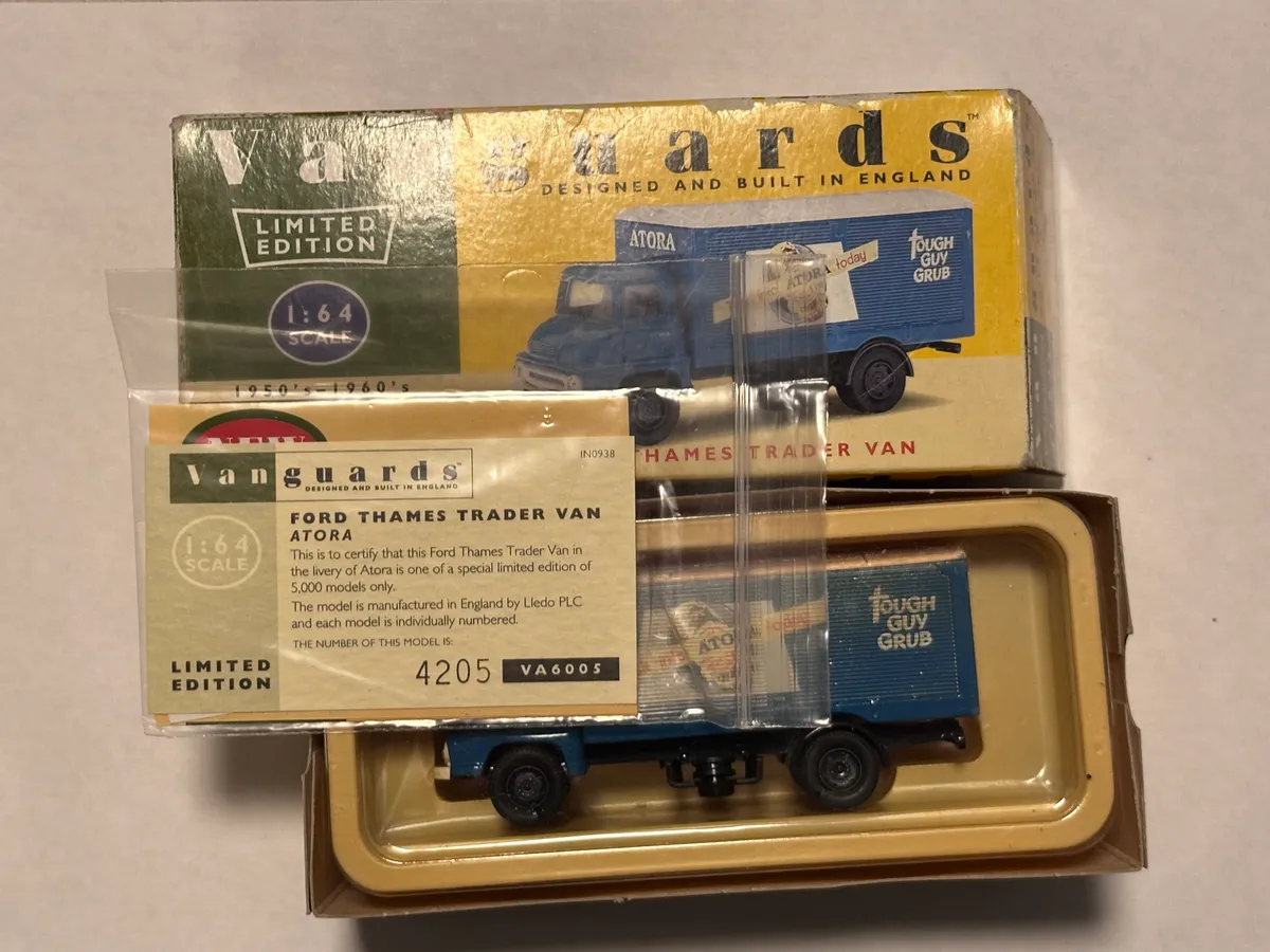 Vanguards (Lledo) VA6005 Ford Thames Trader Van – Atora Livery – 1:64 Limited Edition #4205/5000 – Boxed with Certificate 3