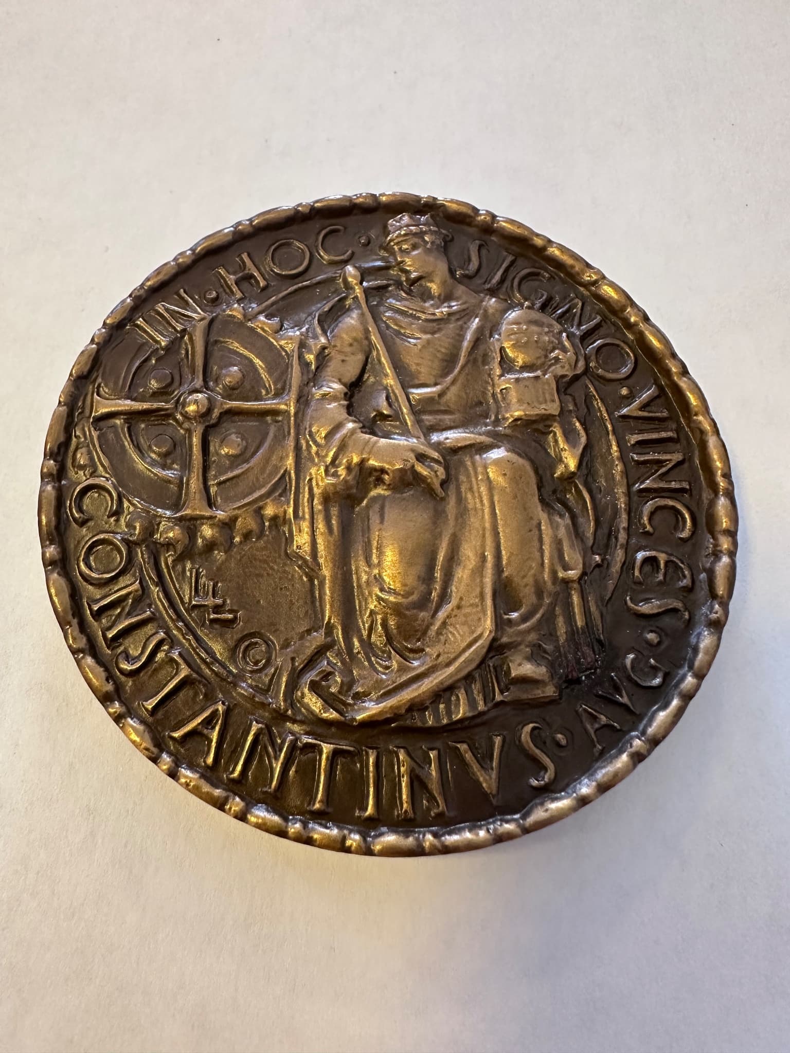 "The Society of Medalists" - 61st Issue Bronze Medal - By Leo Lentelli - Original Box 2