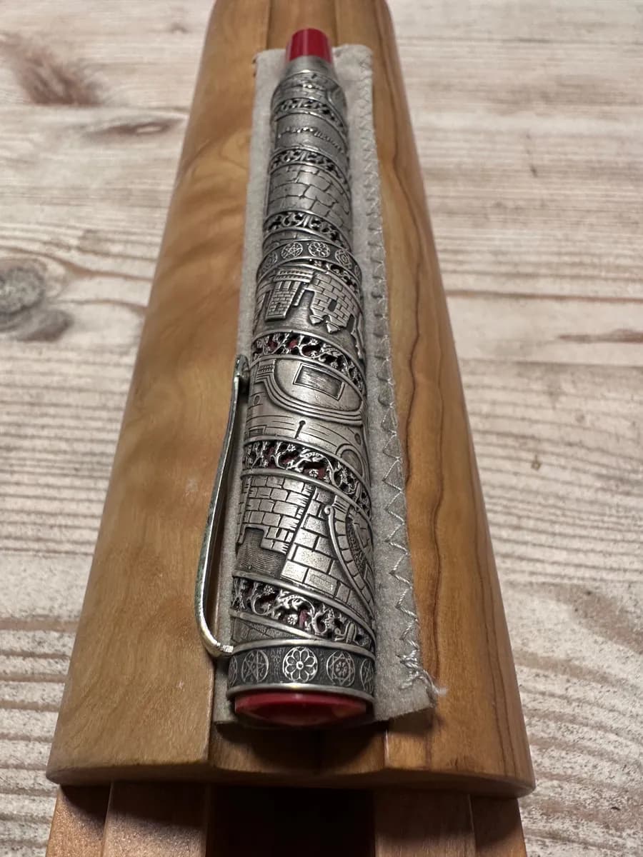 Omas Jerusalem 3000 925 Sterling Silver Limited Edition Pen 13