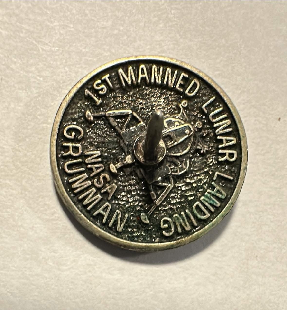 Original Nasa / Grumman Lunar Landing Pin 1969 2