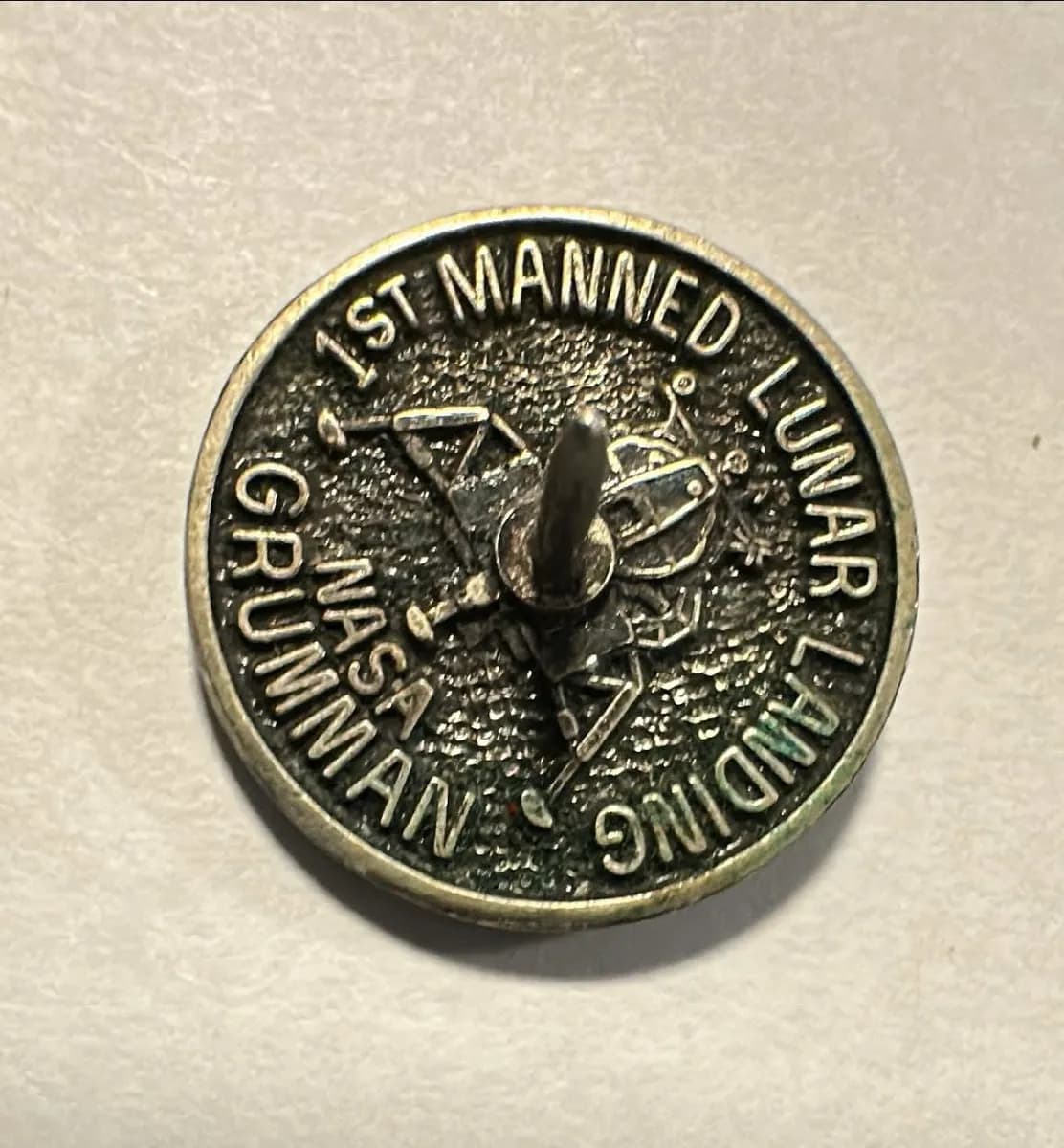 Original Nasa / Grumman Lunar Landing Pin 1969 2