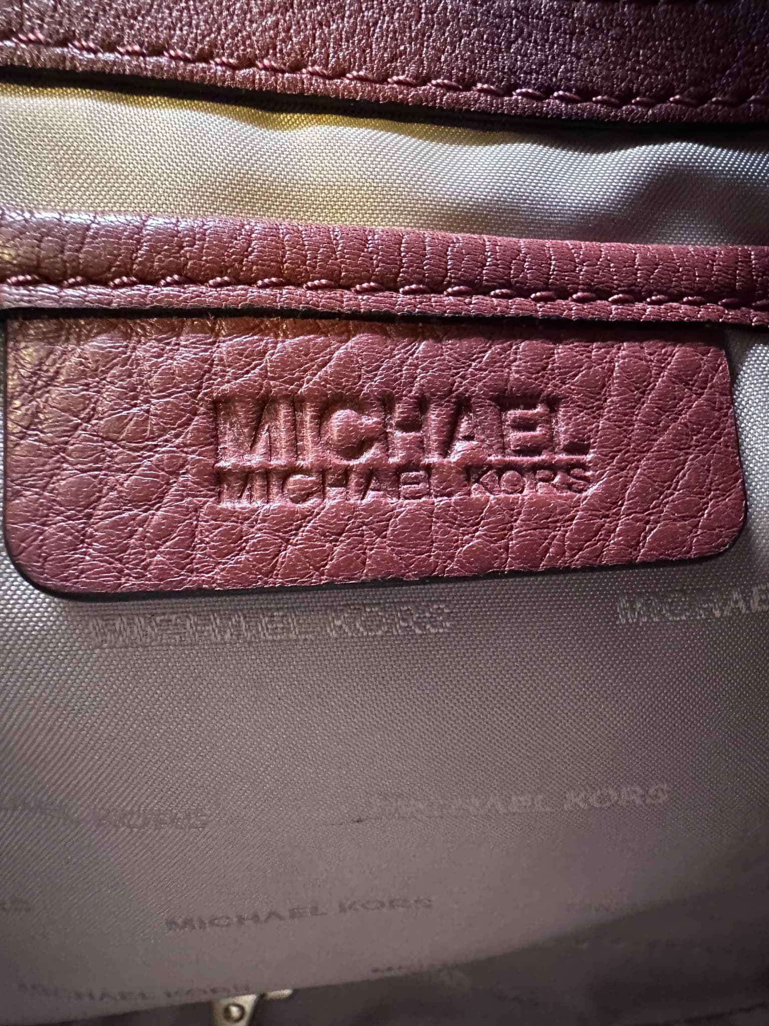 Michael Kors Brooklyn Medium Grommet Leather Hobo – Brick Red – Authentic MK Shoulder Bag 5