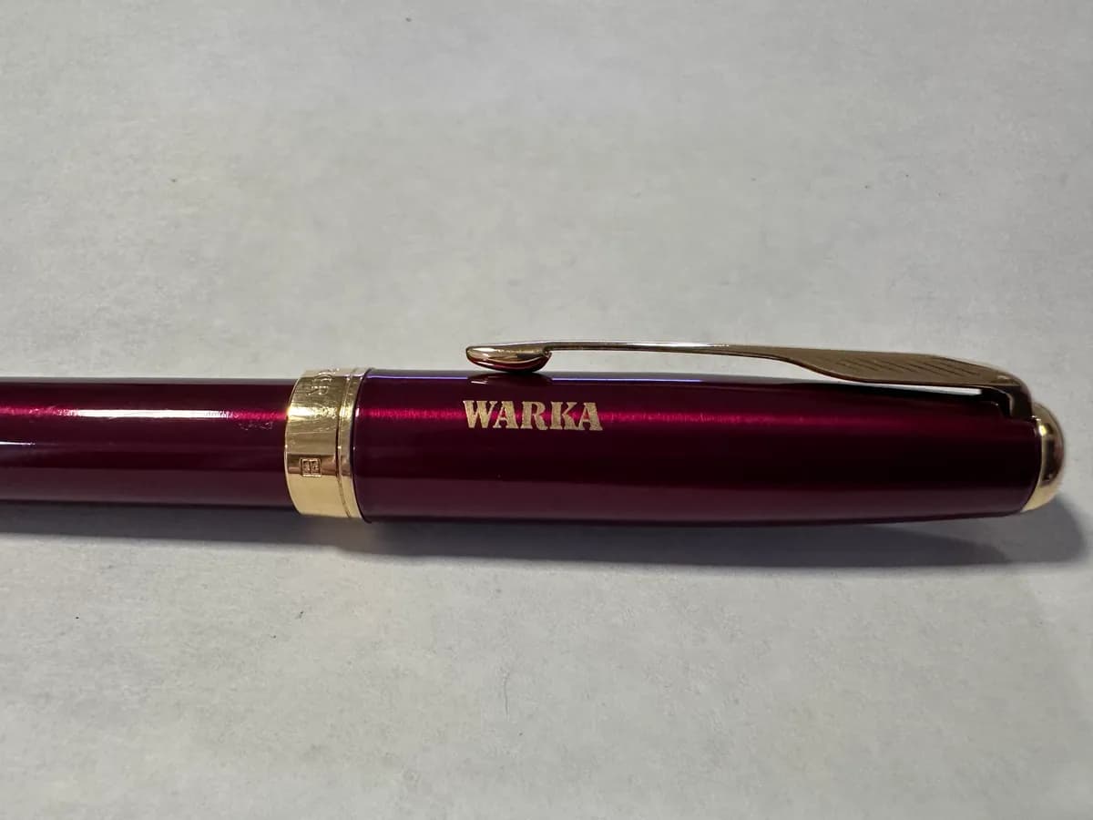 Parker Sonnet Fountain Pen, Made in France, 18K (750) Gold Nib, Red Lacquer 2