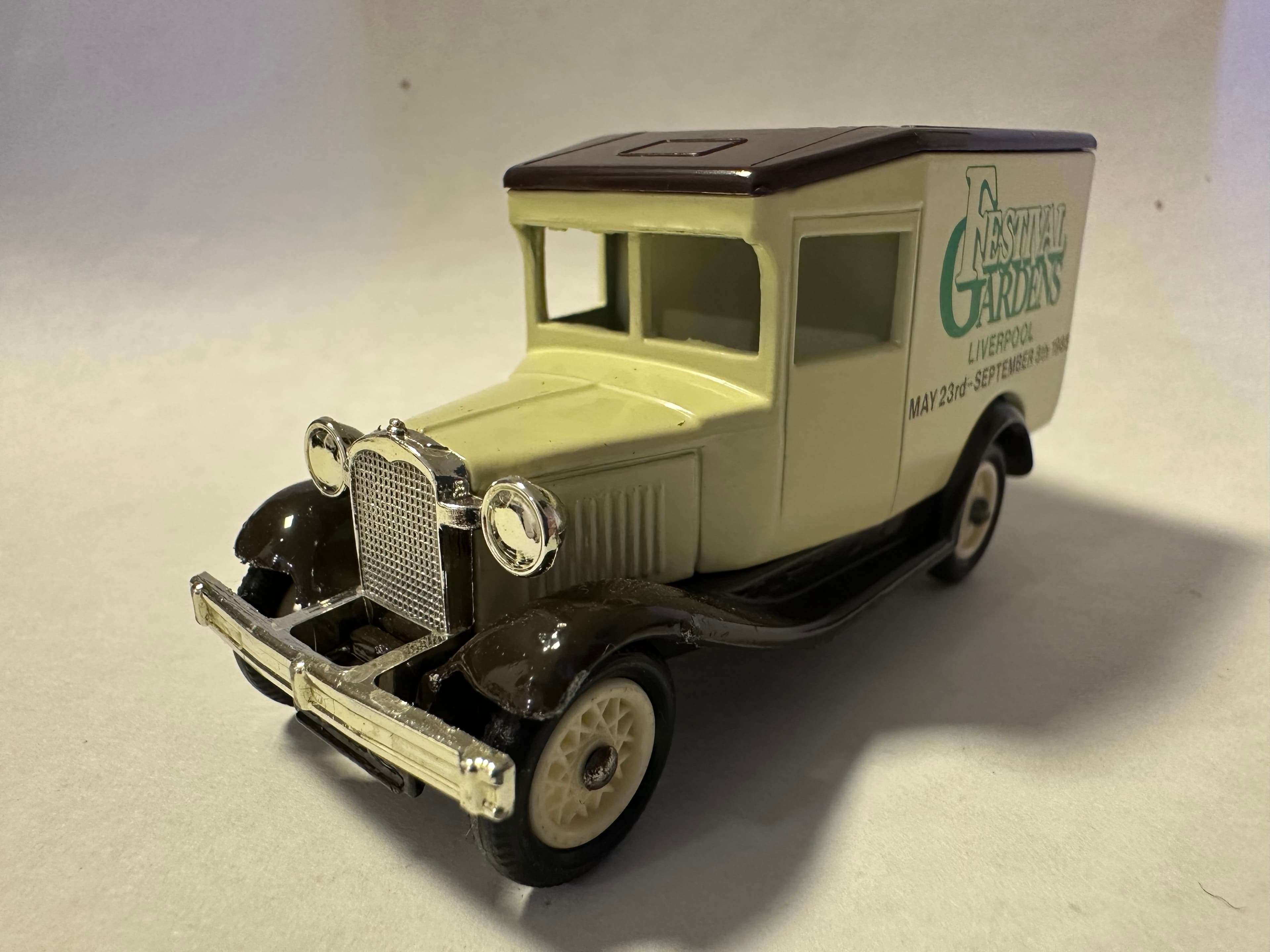 Lledo Days Gone diecast delivery van - Festival Gardens Liverpool 7