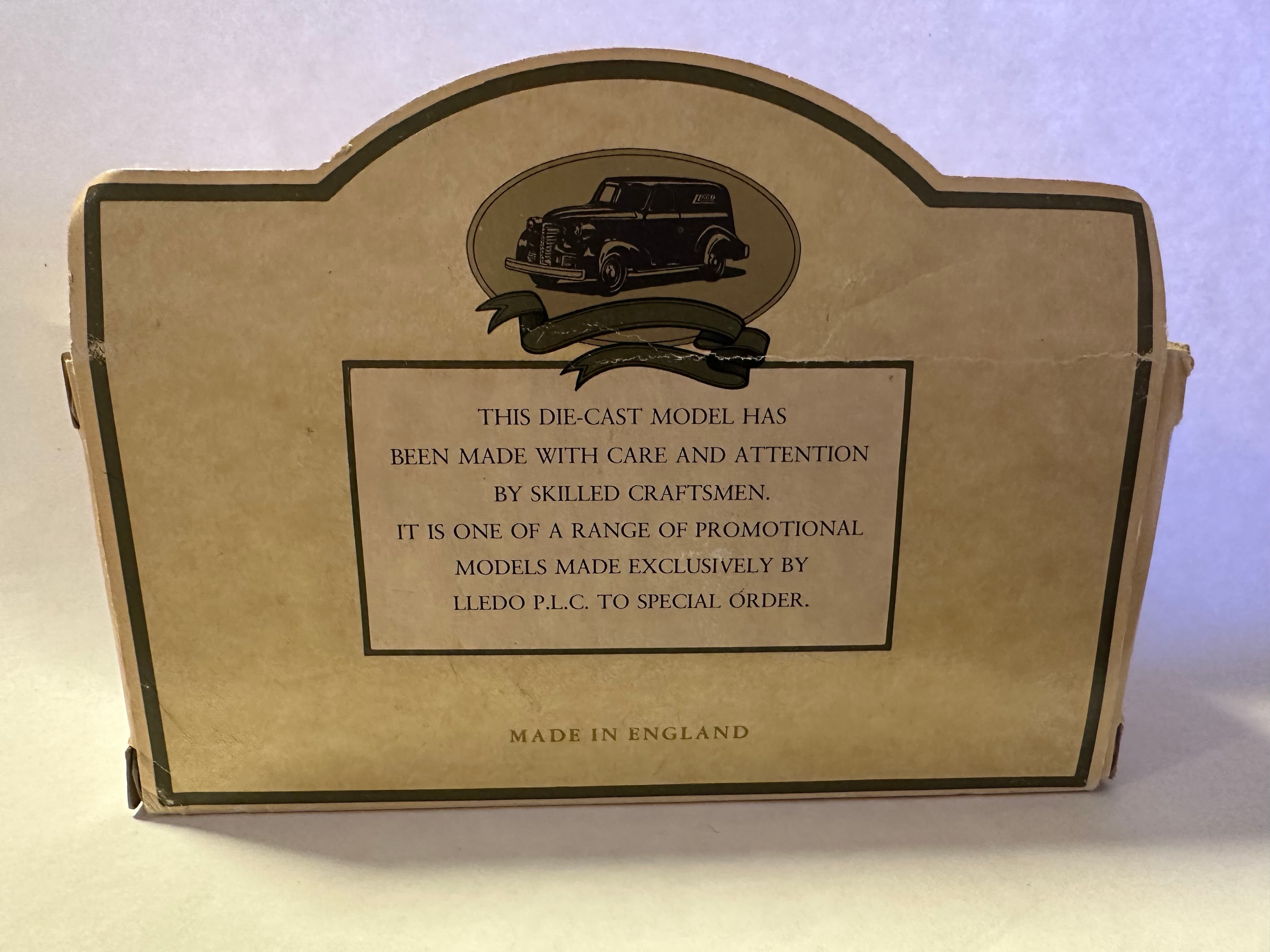 Lledo Days Gone diecast delivery van - Festival Gardens Liverpool 2