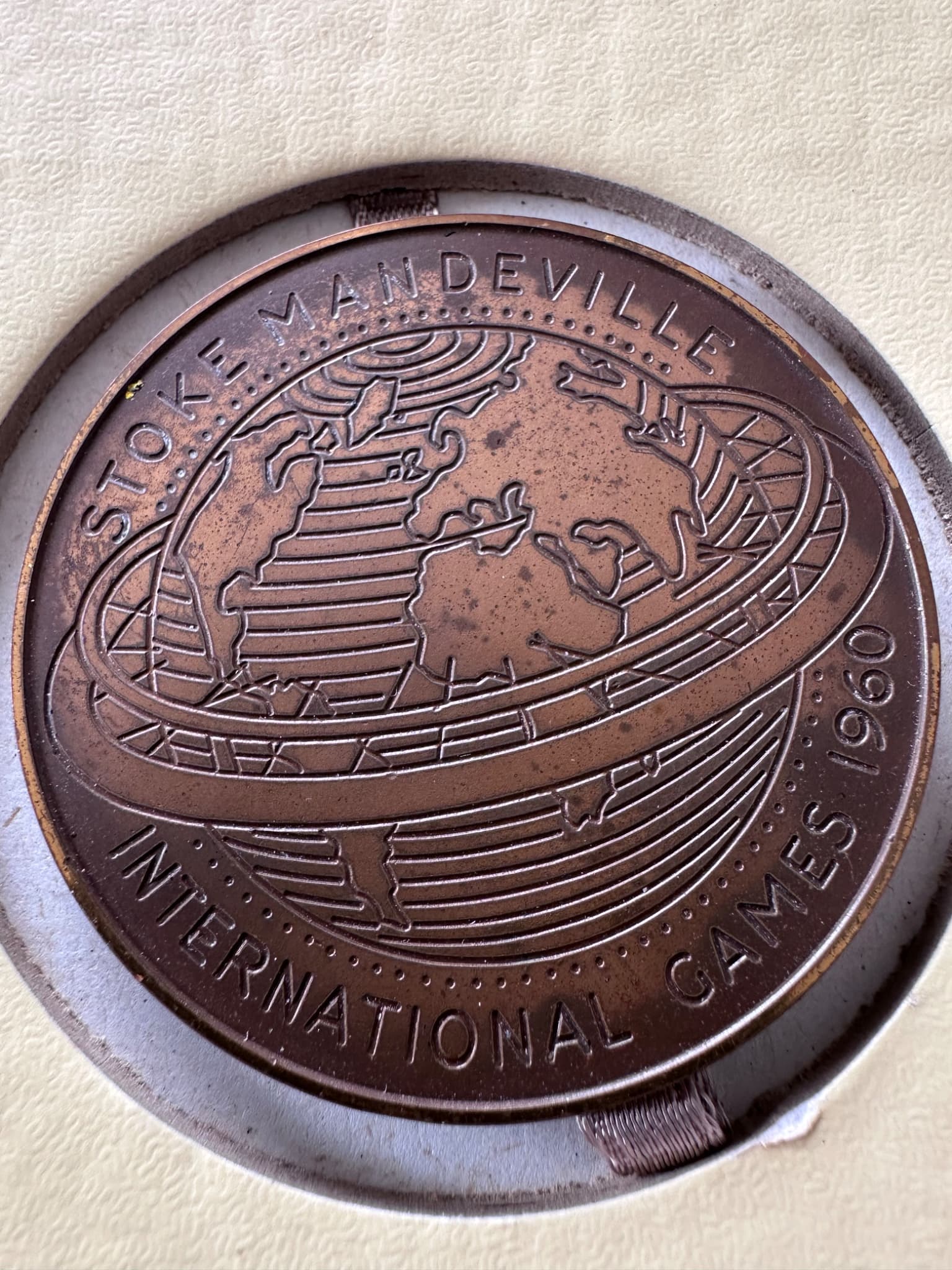 1960 Rome Paralympics Bronze Medal - Wheelchair Basketball - International Stoke Mandeville Games