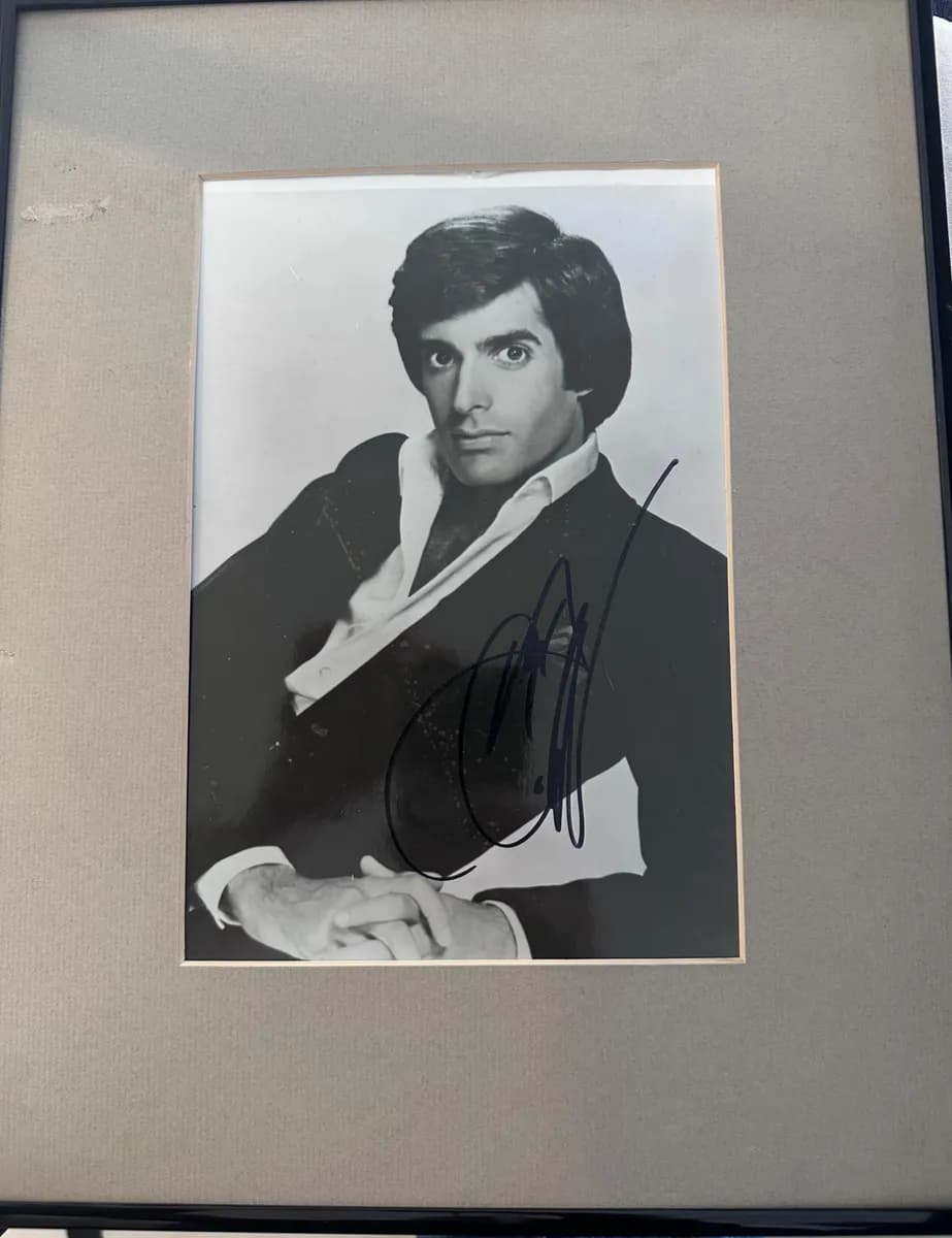 David Copperfield Signed Photo, Framed B&W Portrait, Heroes & Legends COA and Hologram