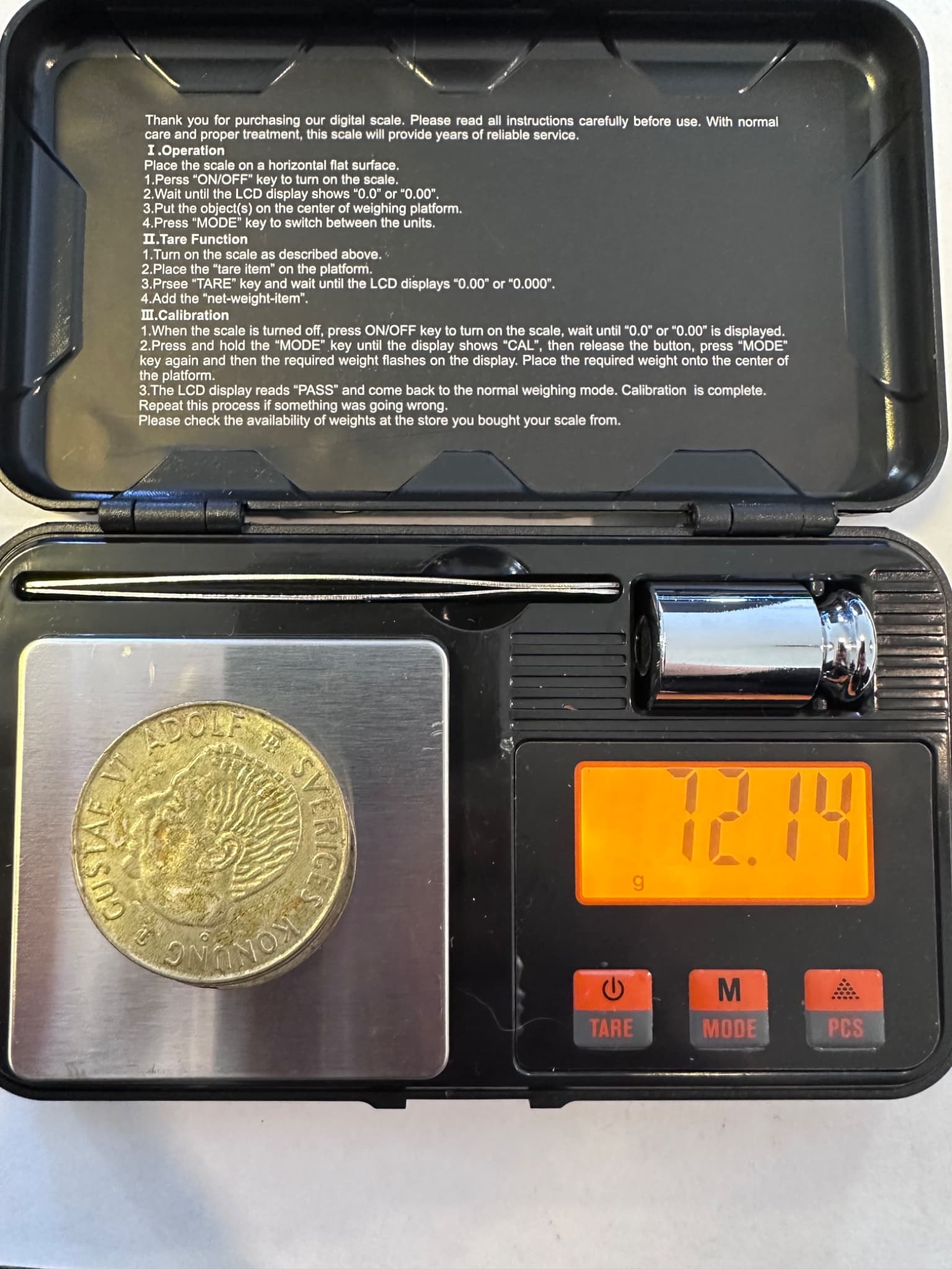 Sweden Silver Coin Lot – Gustaf VI Adolf – 5 Kronor & Kronor (1953–1955) – 72.19g 3