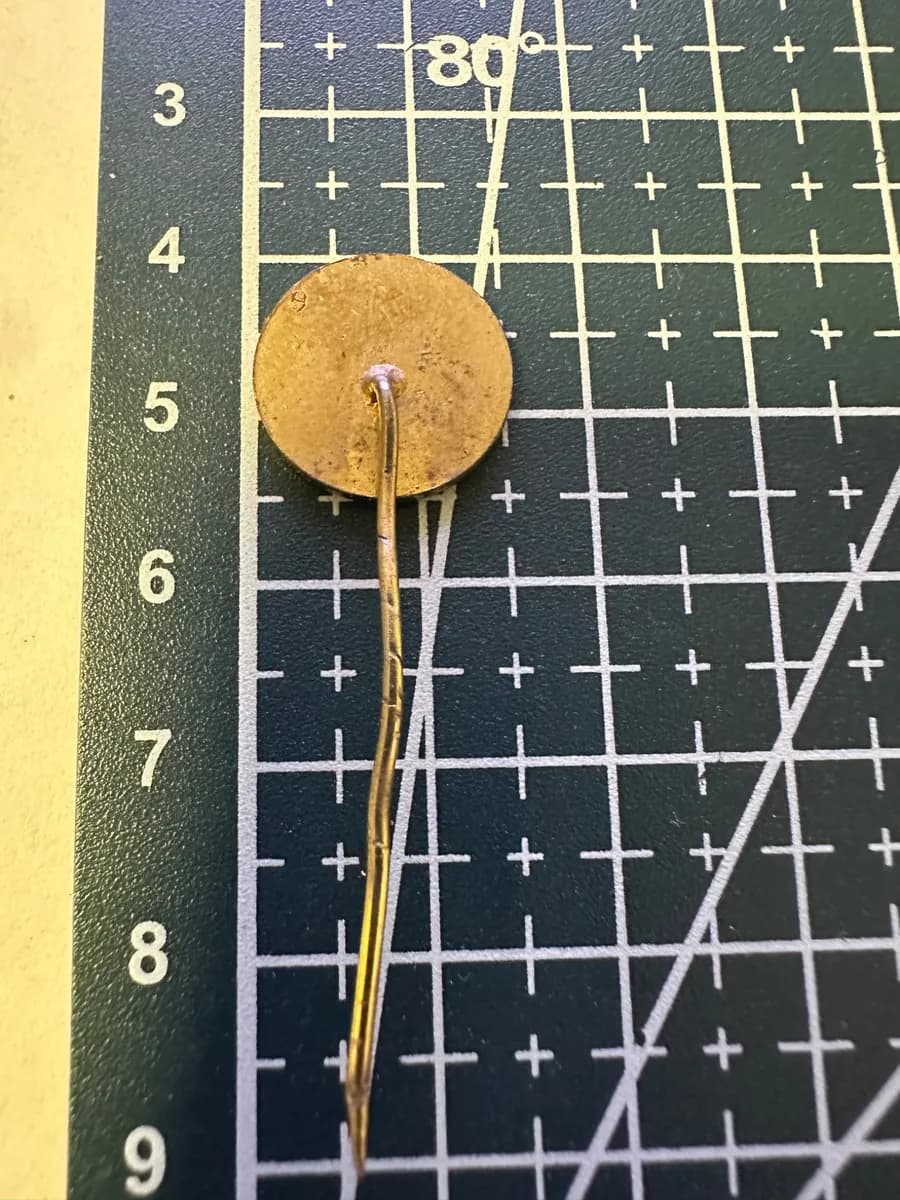 Vintage Figure Skating Sports Stick Pin 3