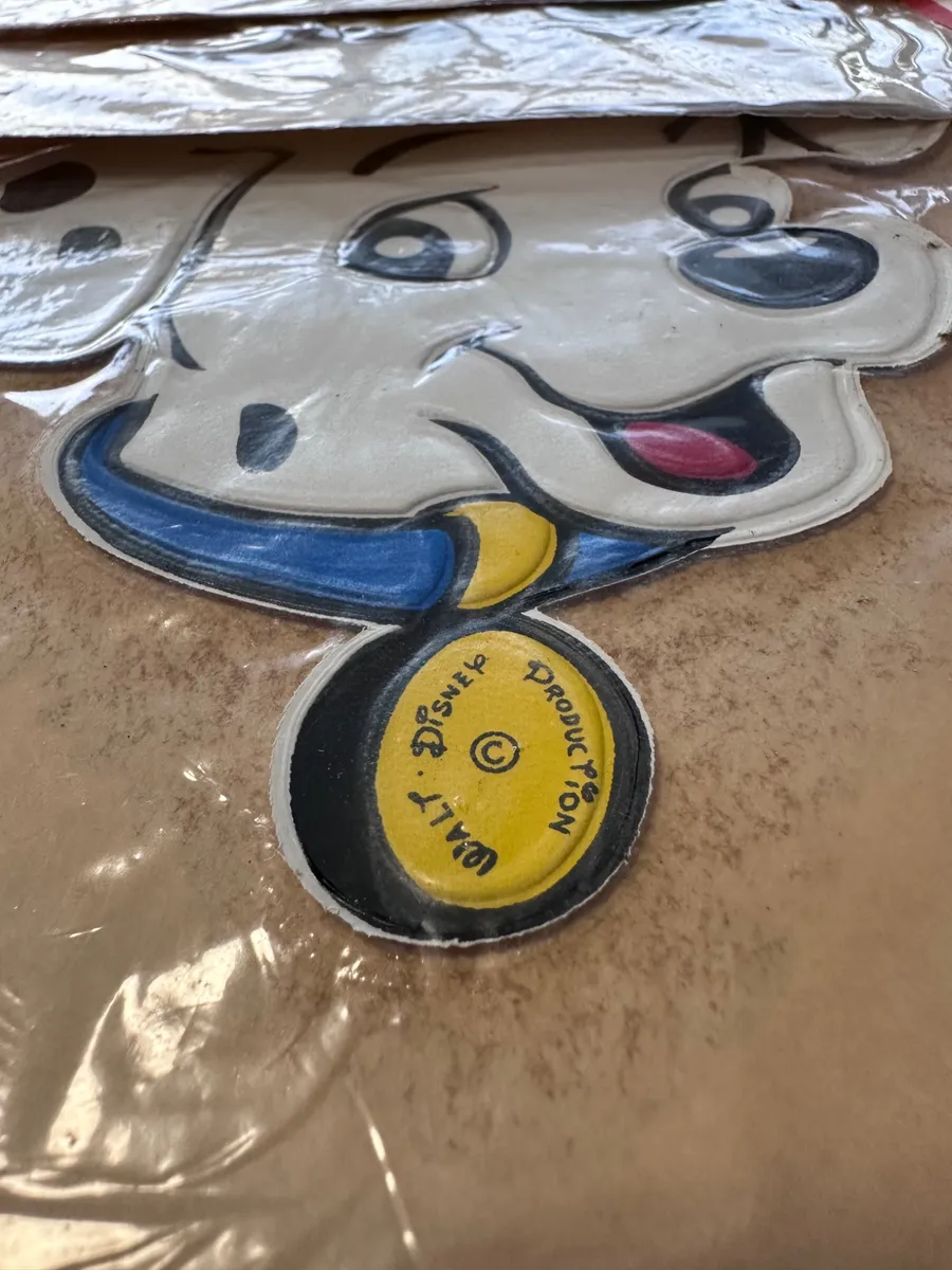 Vintage Israeli Disney 3-D-CALS Large Stickers by Dimenweld 71 - Set of 4 Sealed Packs 10