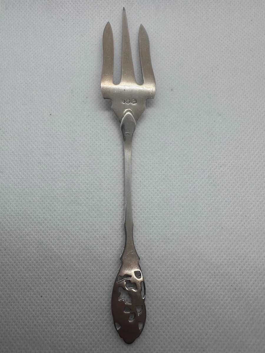 Dutch 833 Silver Pastry Server Fork 2