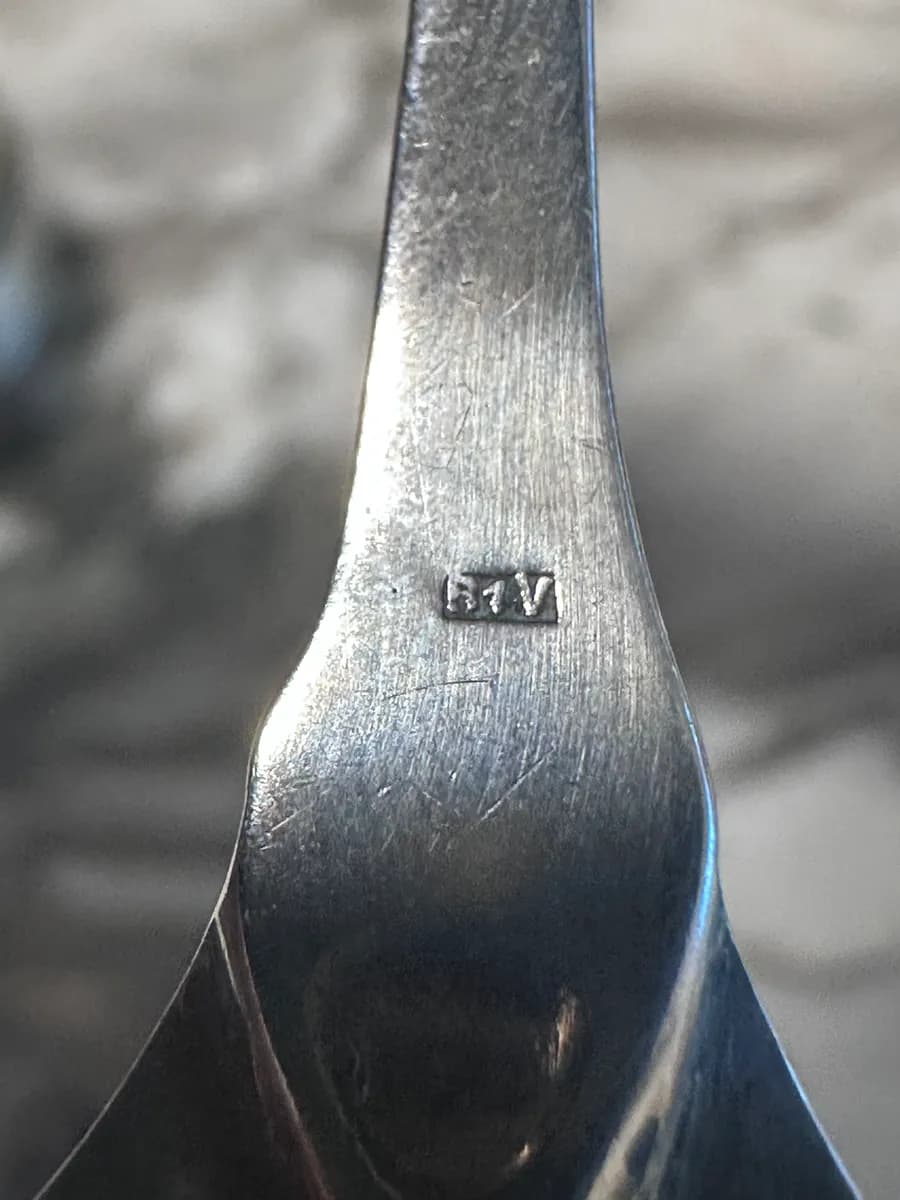 Dutch 833 Silver Pastry Server Fork 4
