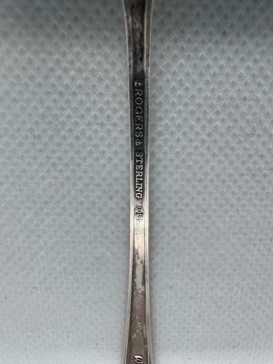 Rogers Wedding Bells Sterling Silver Teaspoon 3