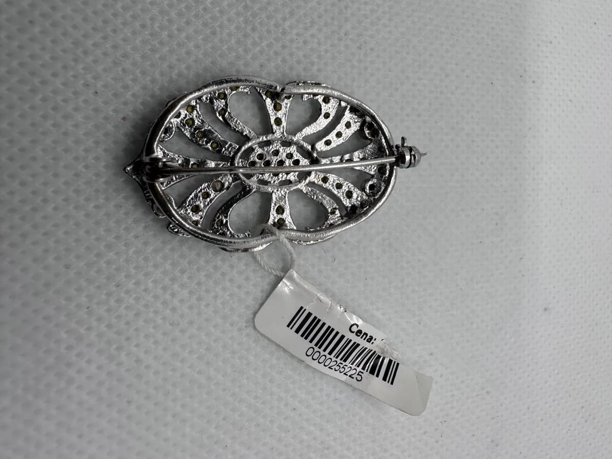 Sterling Silver Art Deco-Style Brooch - New Old Stock 4