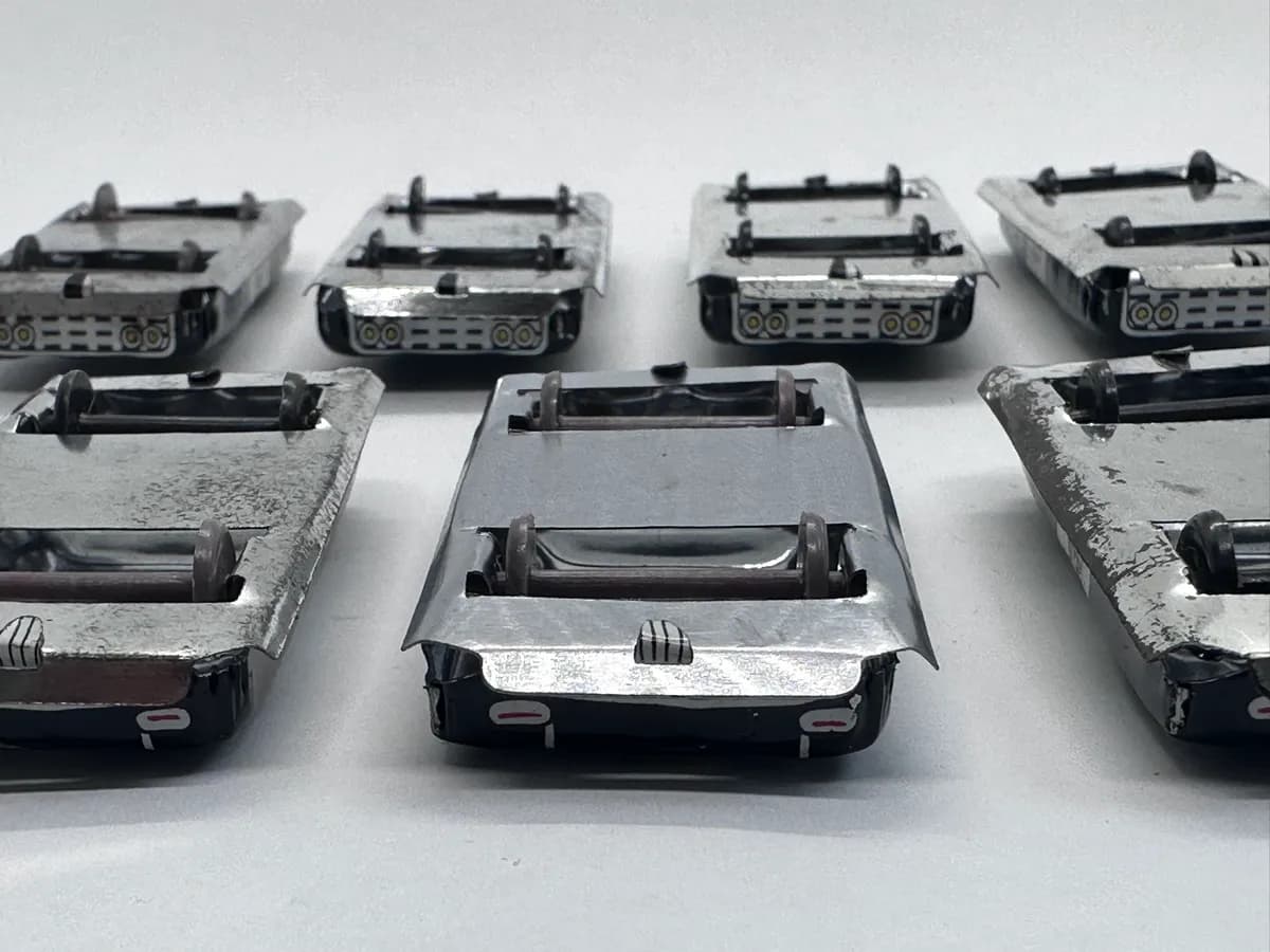 Vintage 1960s Japanese Tin Litho Police Patrol Toy Car, Made in Japan 5