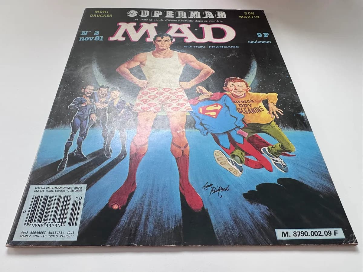MAD Magazine - Édition Française No. 2 (Nov 1981) - Superman Cover 2