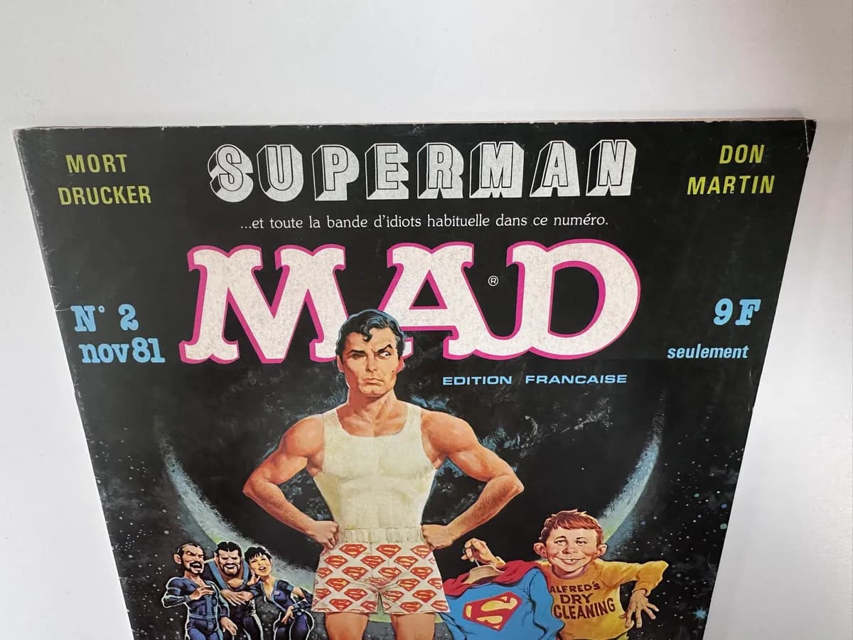 MAD Magazine - Édition Française No. 2 (Nov 1981) - Superman Cover 3