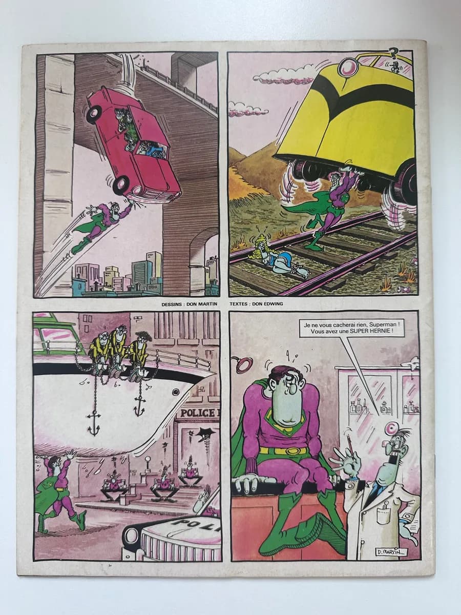 MAD Magazine - Édition Française No. 2 (Nov 1981) - Superman Cover 5