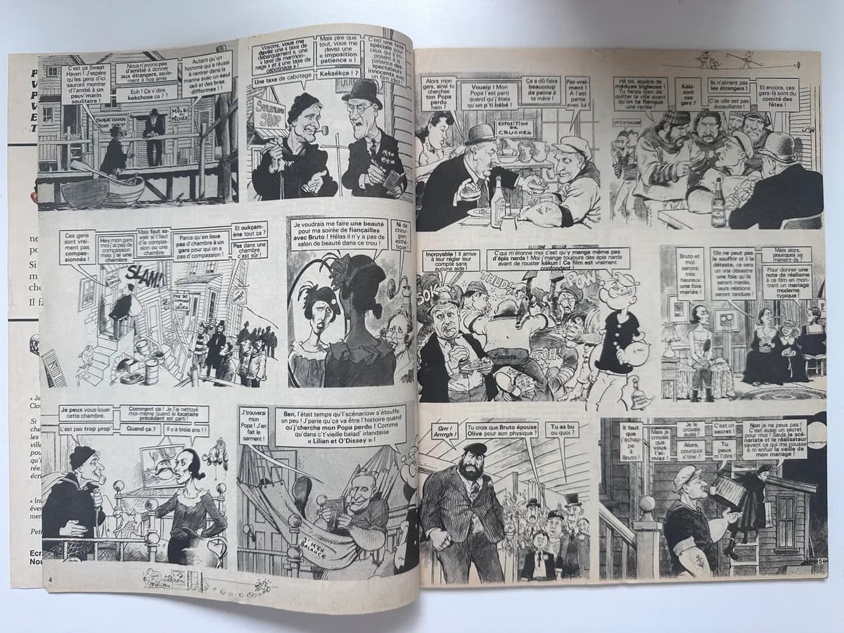 MAD Magazine - Édition Française No. 3 (Dec 1981) - Popeye Cover 2