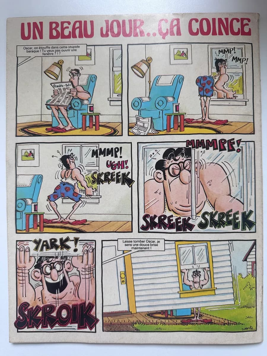 MAD Magazine - Édition Française No. 3 (Dec 1981) - Popeye Cover 3