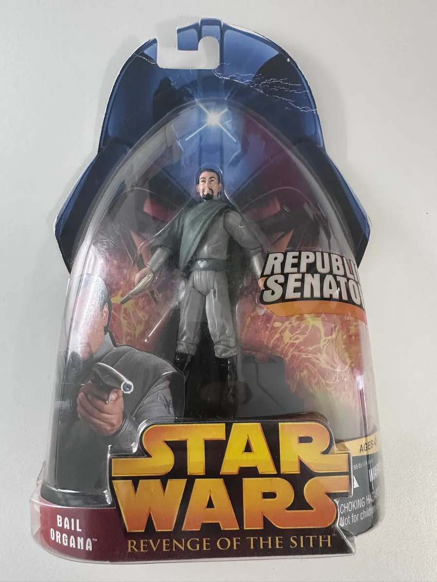 Star Wars Revenge of the Sith Bail Organa #15 Republic Senator, Hasbro 2005, Carded