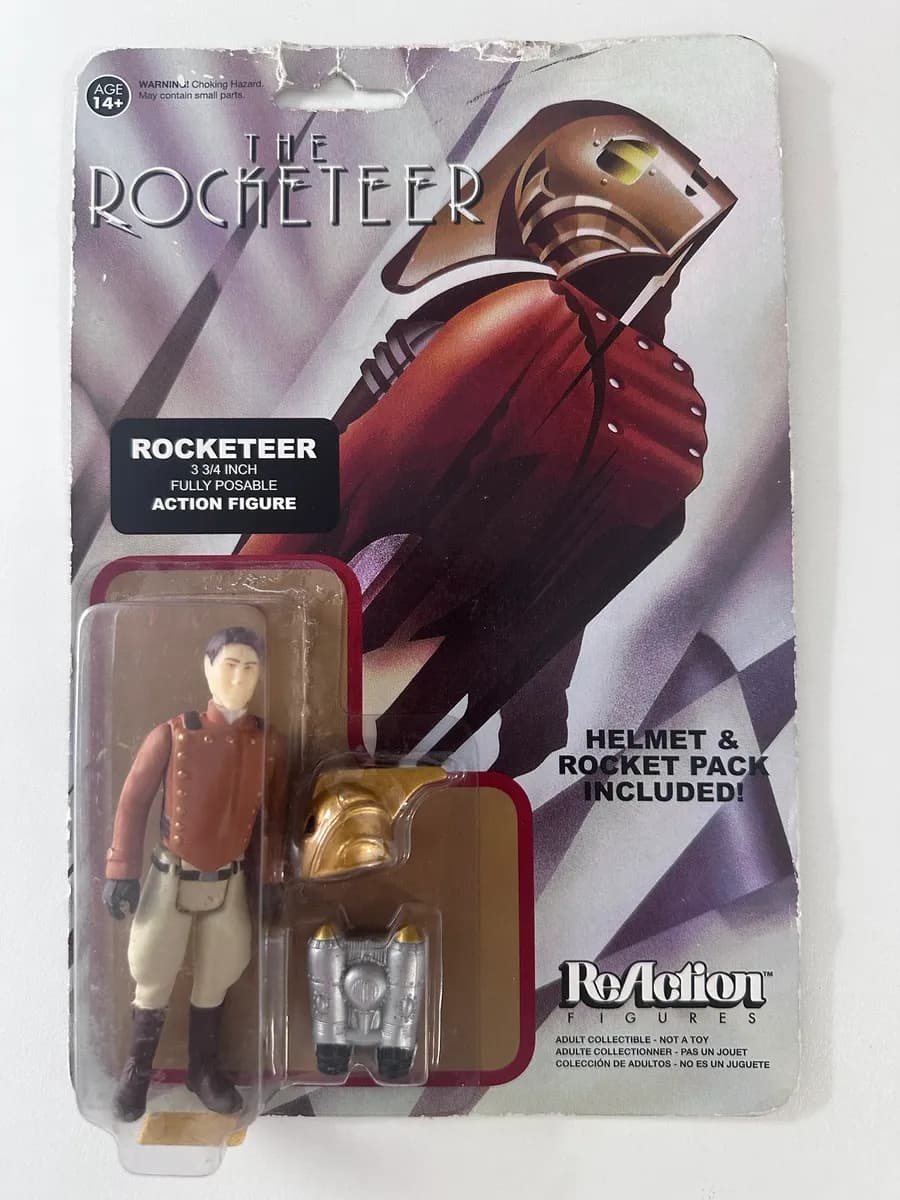 The Rocketeer ReAction 3.75" Action Figure, Funko x Super7, Carded