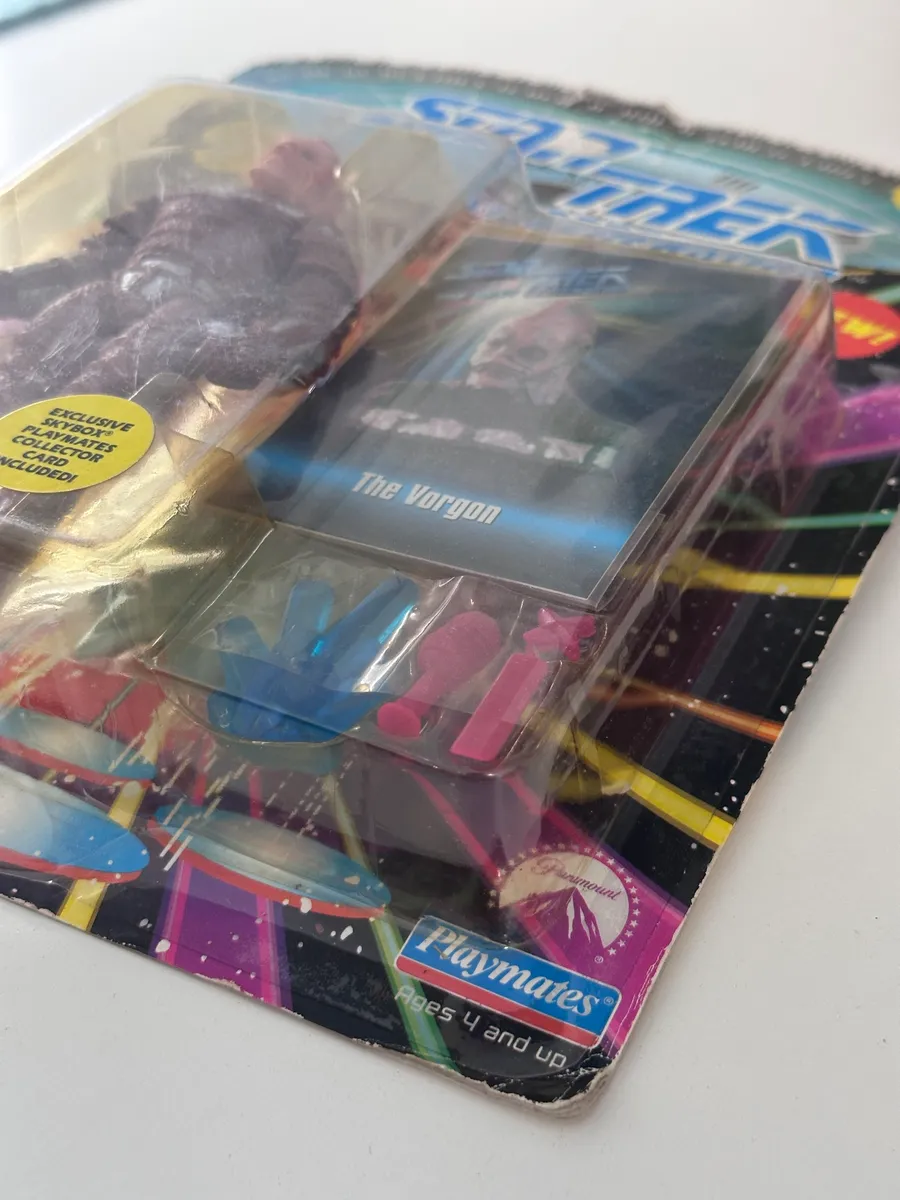 Star Trek The Next Generation "The Vorgon" Action Figure, Playmates 1993, Carded 4