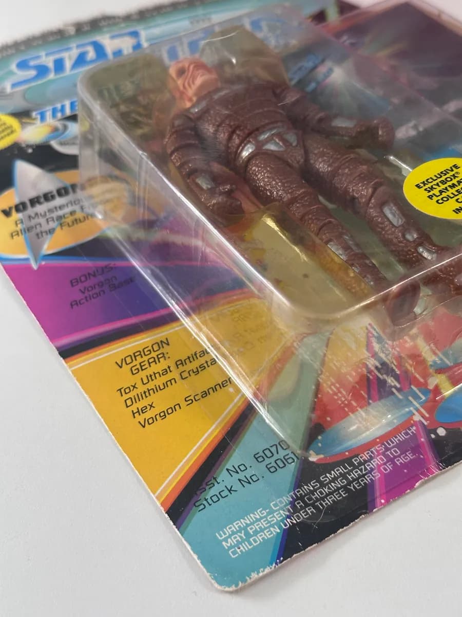Star Trek The Next Generation "The Vorgon" Action Figure, Playmates 1993, Carded 5