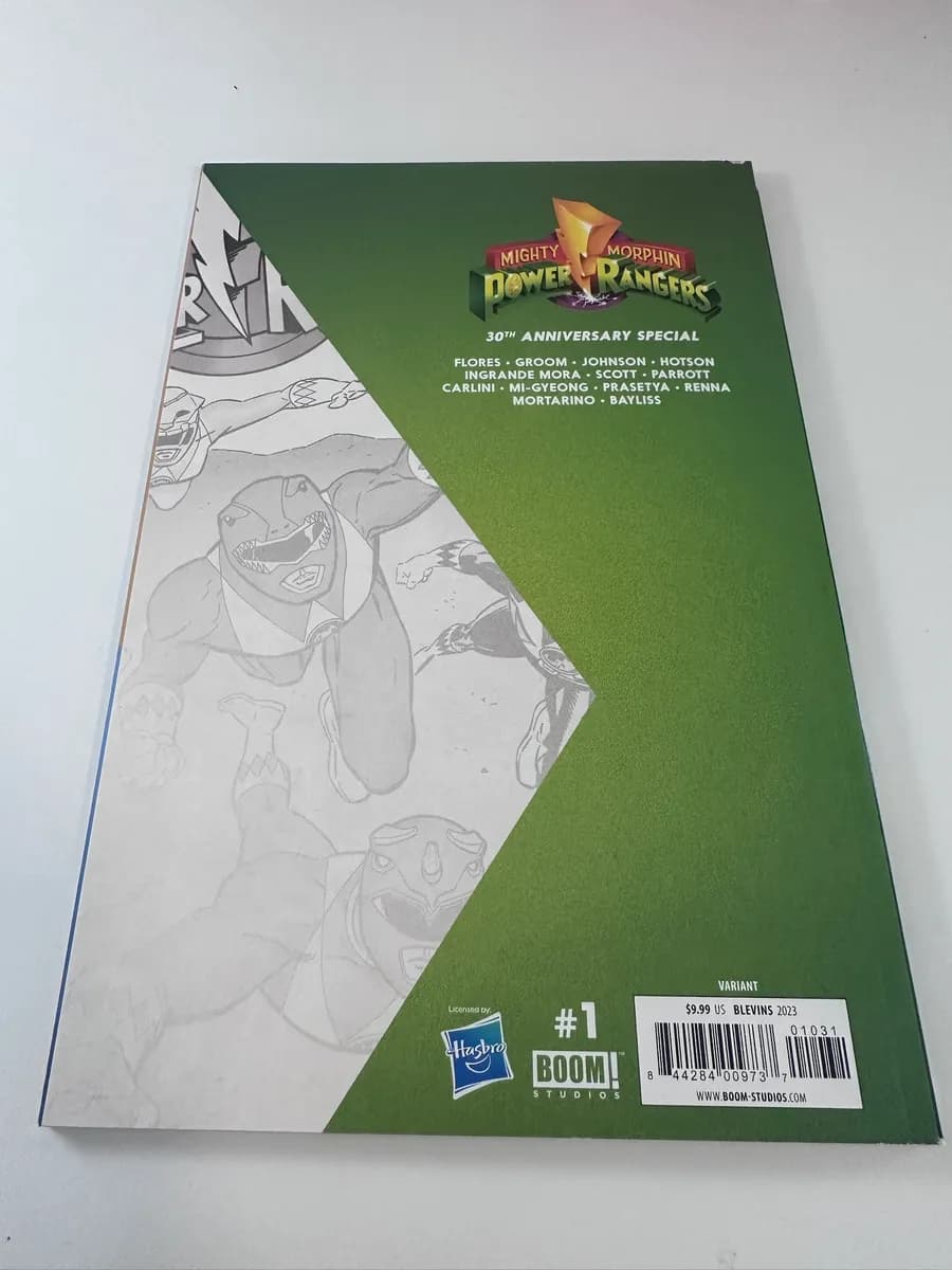 Mighty Morphin Power Rangers 30th Anniversary Special #1, Blevins Variant Cover, BOOM! Studios 2023 5