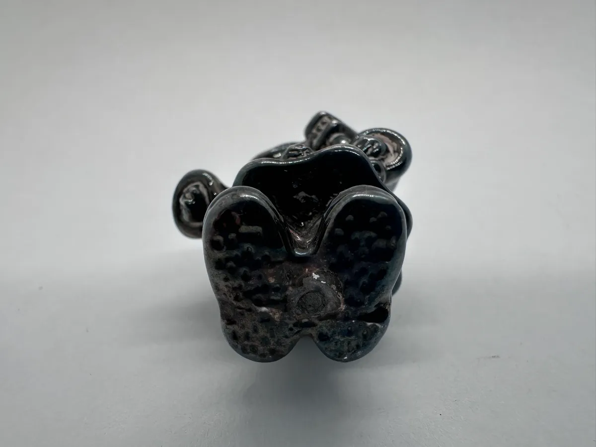 Miniature Sterling Silver (925) Purim Clown with Gragger Figurine 5