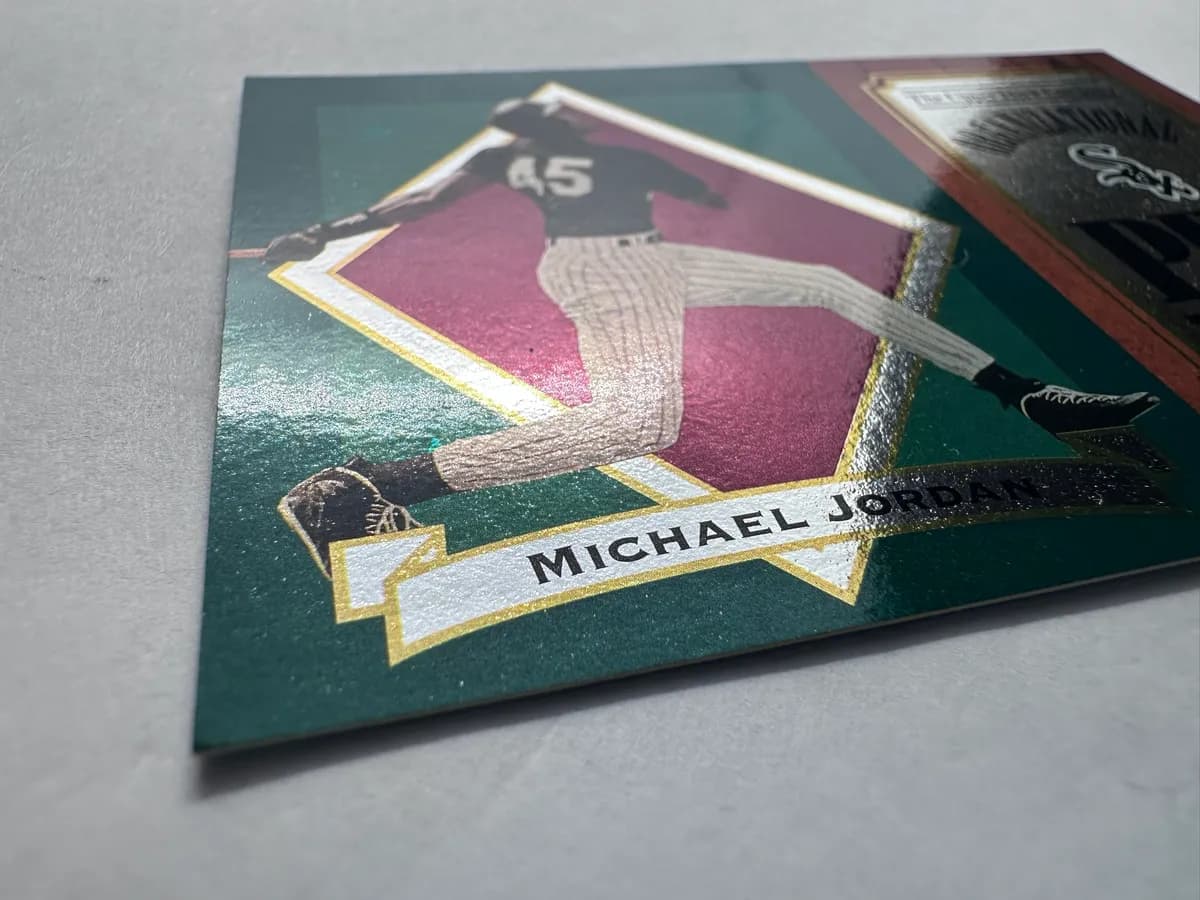 Michael Jordan 1995 Upper Deck Minors Organizational Pro Files #OP-6 Birmingham Barons 3