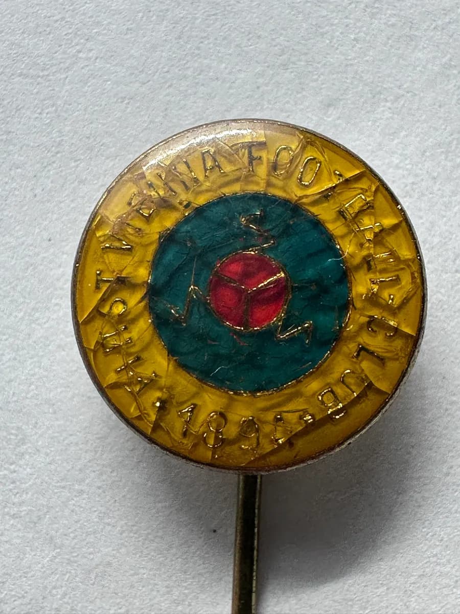 Vintage First Vienna Football Club 1894 Enamel Pin