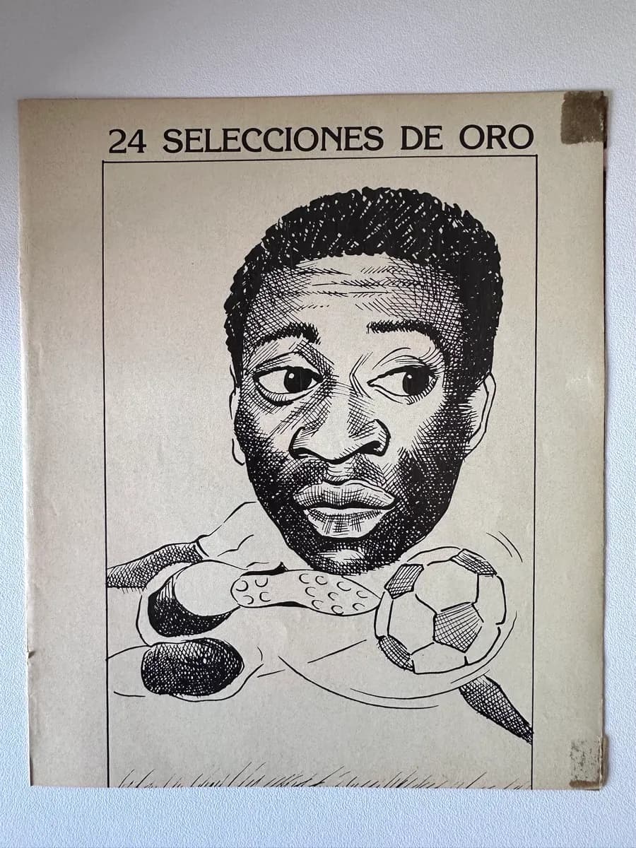 Selecciones de Oro España '82 No. 24, Brazil Issue with Poster, 1982 World Cup Magazine 4