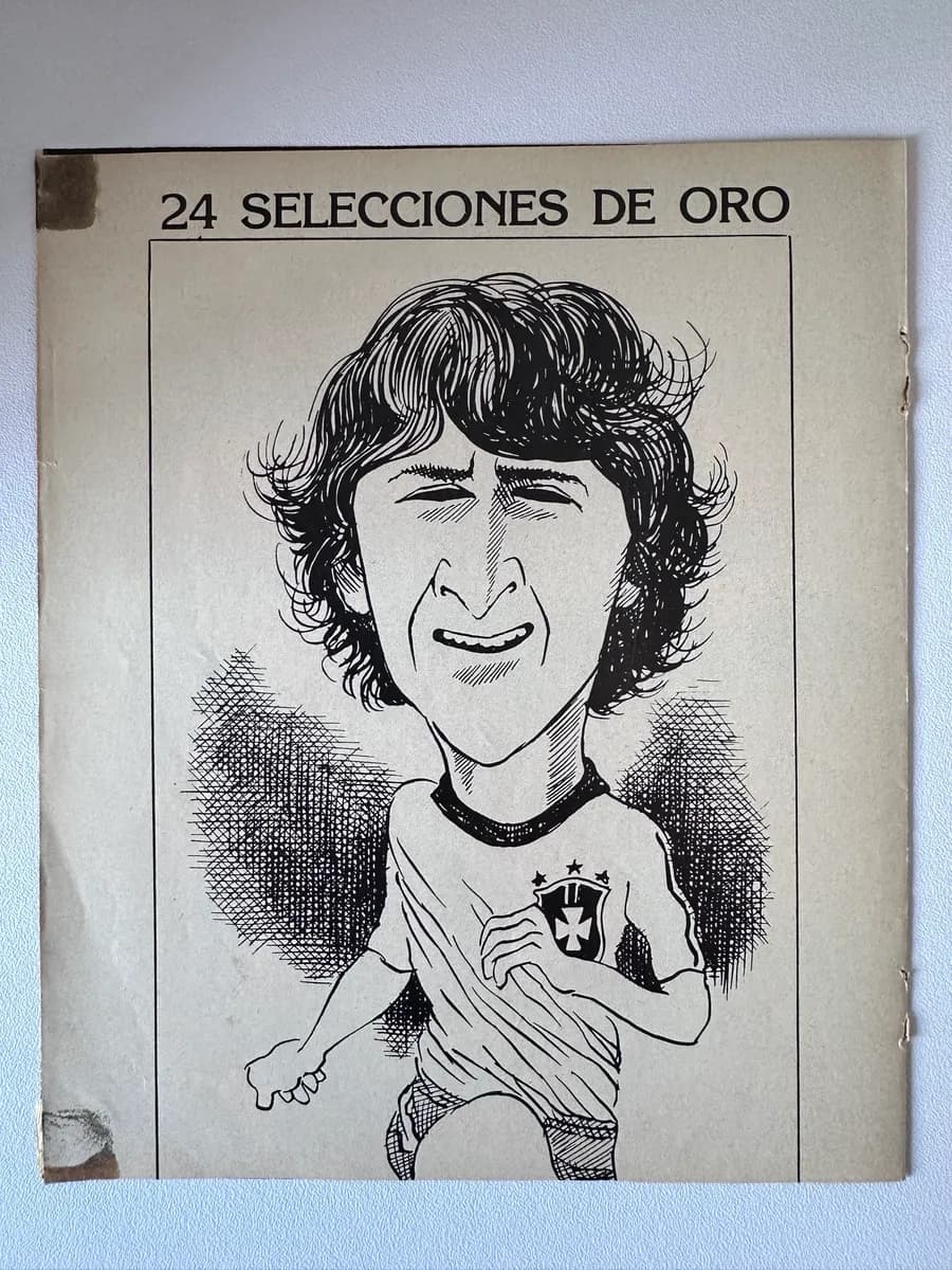 Selecciones de Oro España '82 No. 24, Brazil Issue with Poster, 1982 World Cup Magazine 5
