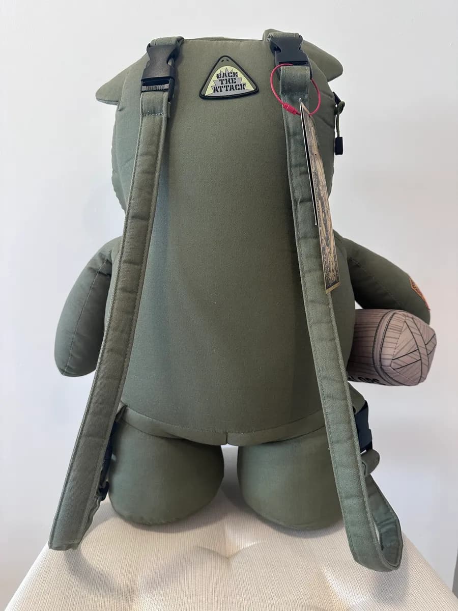 Sprayground Tactical Money Bear Backpack - Olive Green 6
