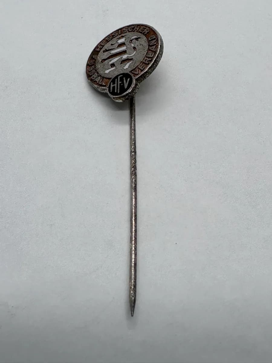 Vintage Hessischer Fussball-Verband (HFV) Enamel Stick Pin, Hessian Lion 3