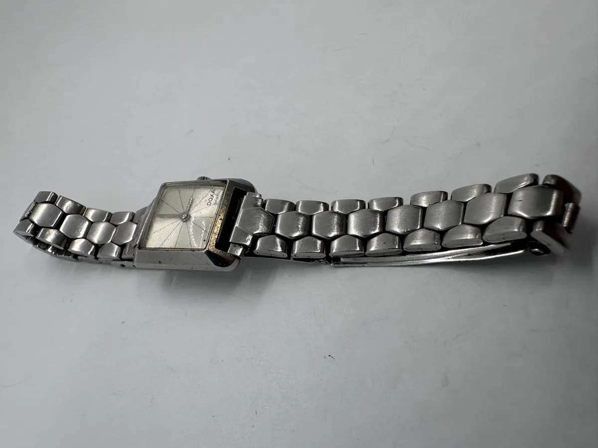 Vintage DOXA Grafic Ladies Swiss Mechanical Watch, 1960s, Duxot Bracelet, For Repair 4