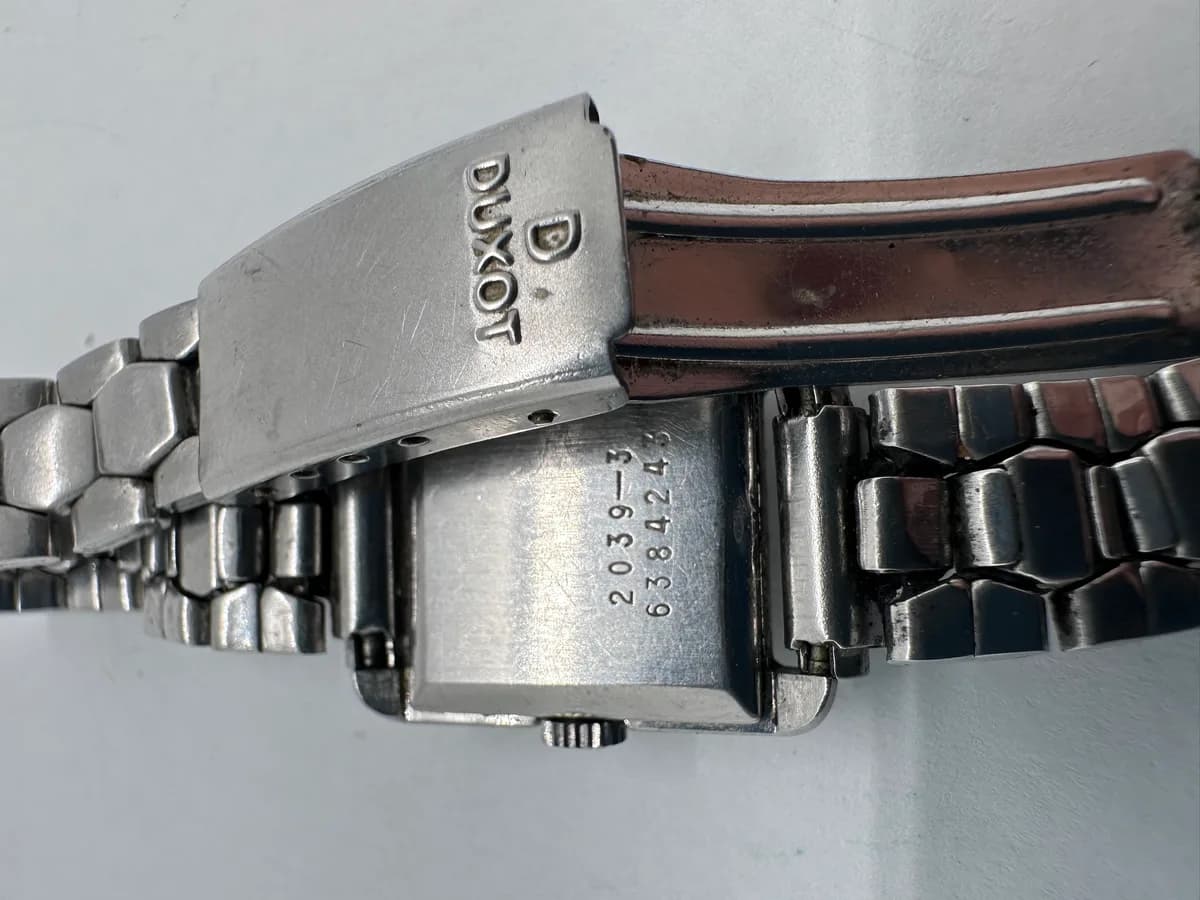 Vintage DOXA Grafic Ladies Swiss Mechanical Watch, 1960s, Duxot Bracelet, For Repair 6