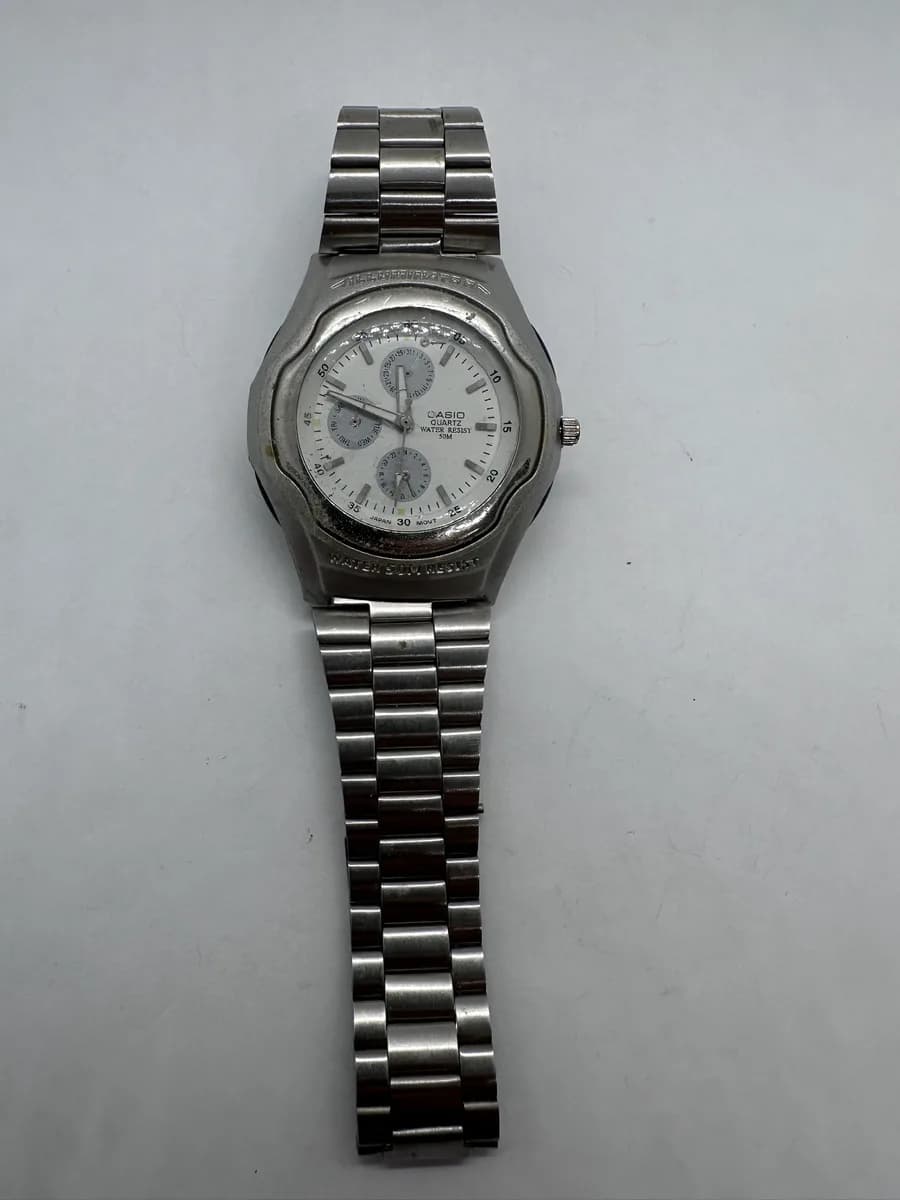 Vintage Casio Illuminator W-E11 Multifunction Quartz Watch, Module 2481, Untested 2