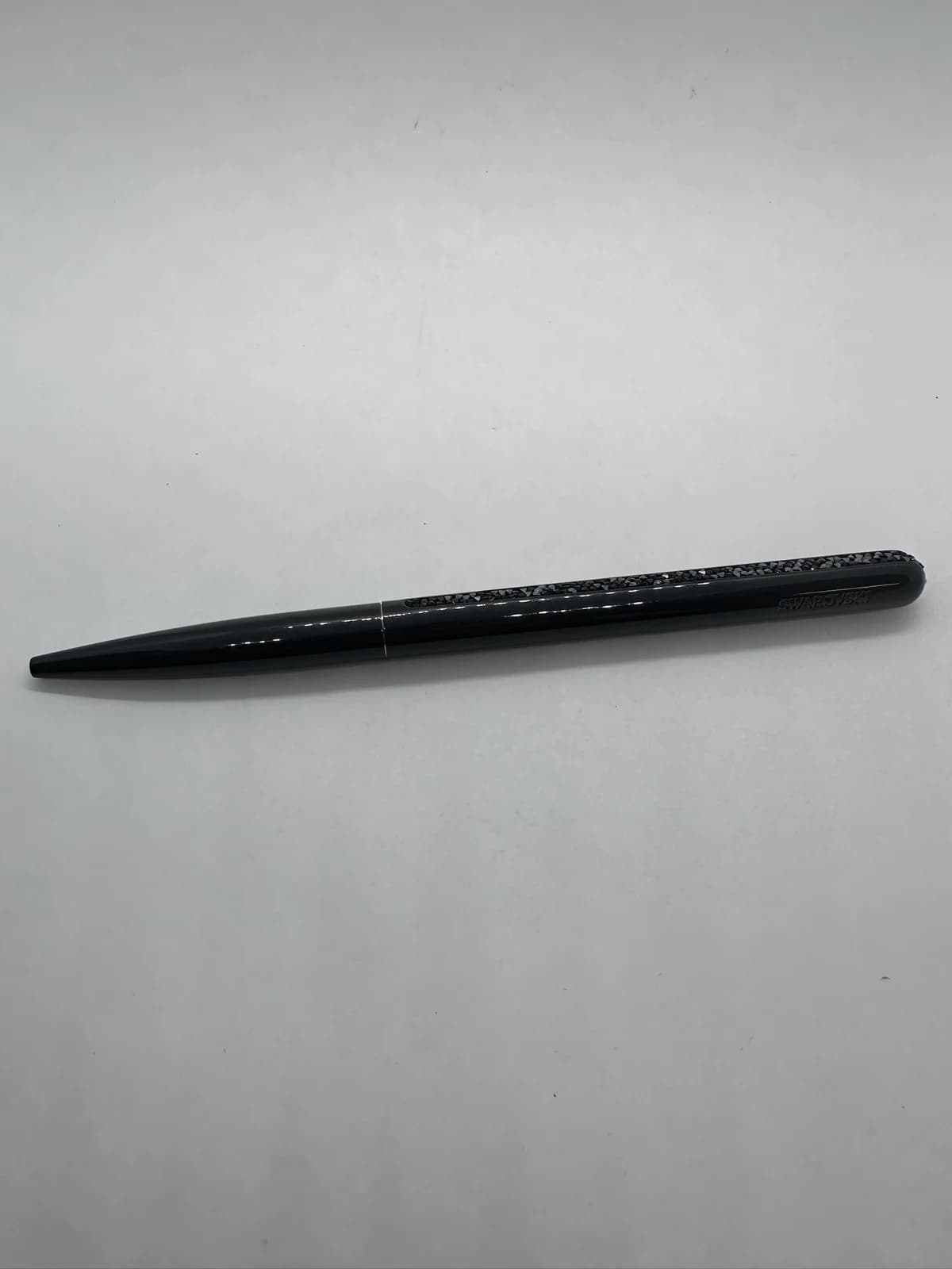 Swarovski Crystal Shimmer Ballpoint Pen, Black Lacquer with Jet Crystals