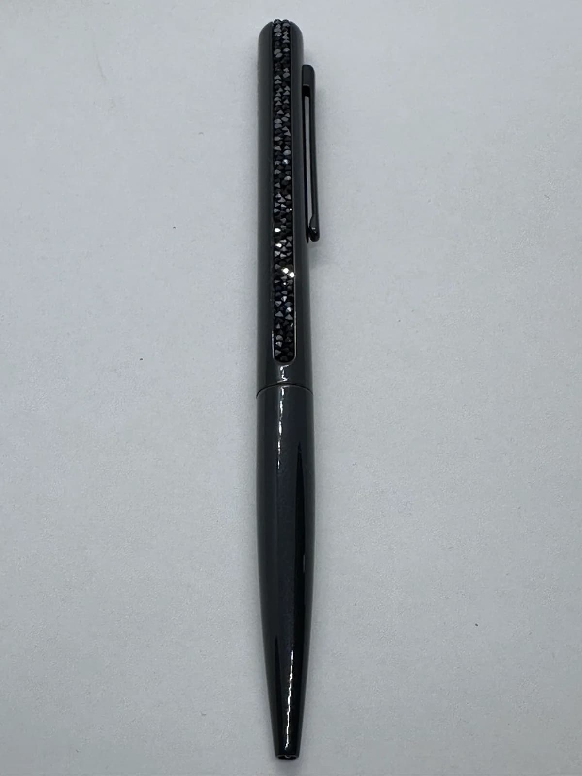 Swarovski Crystal Shimmer Ballpoint Pen, Black Lacquer with Jet Crystals 6