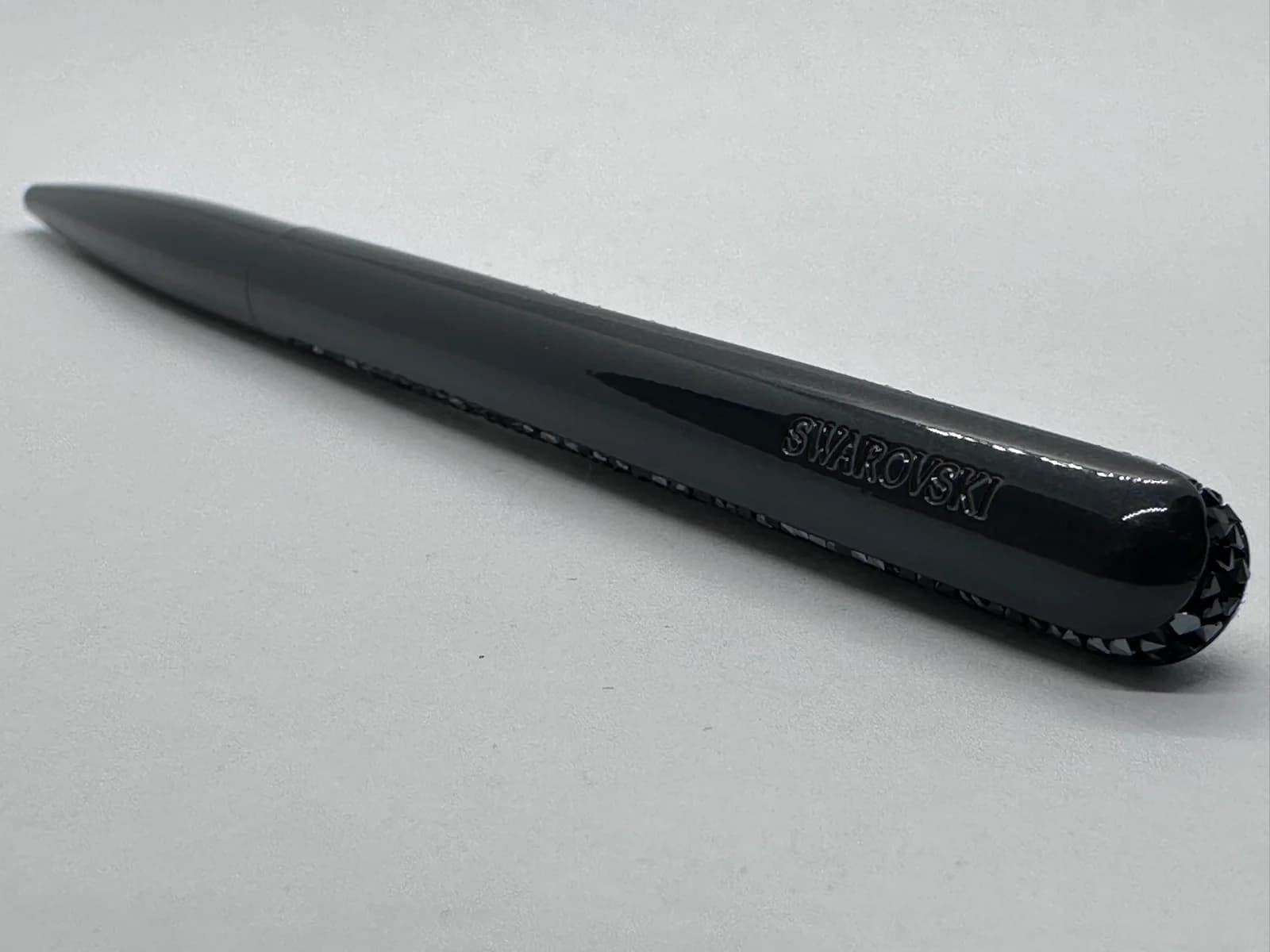 Swarovski Crystal Shimmer Ballpoint Pen, Black Lacquer with Jet Crystals 9