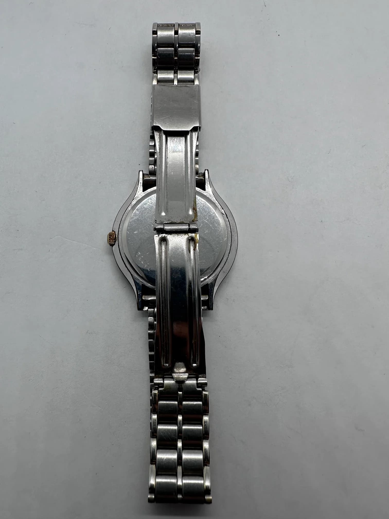 Catena Swiss Made Ladies Quartz Watch, Cream Dial, Date, Two-Tone Case, Steel Bracelet 4