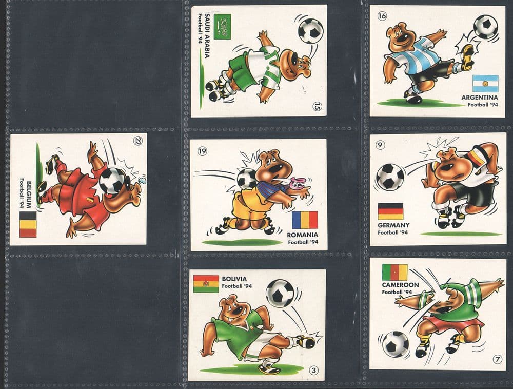 Chupa Chups 1994 World Cup stickers