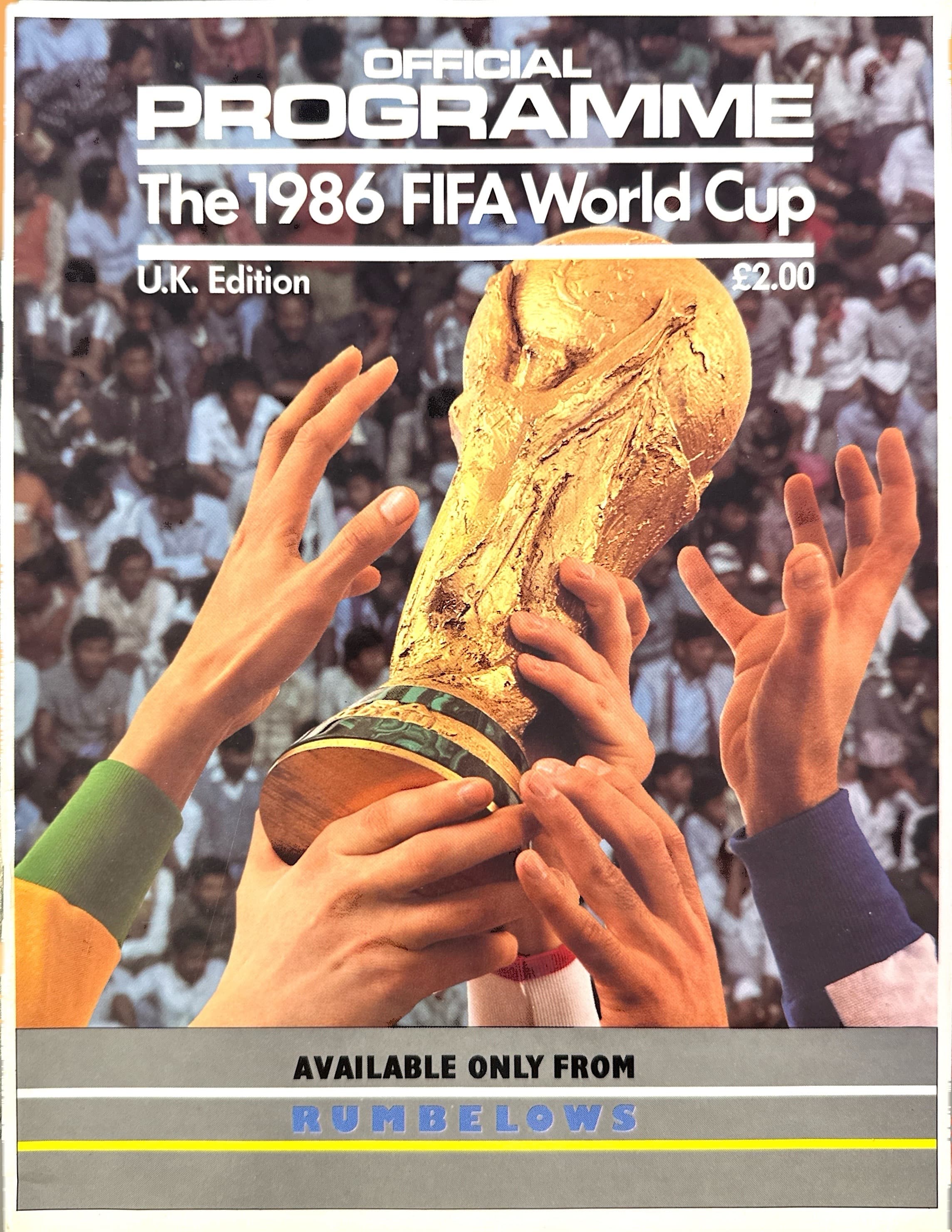 Officall FIFA World Cup 1986 Program