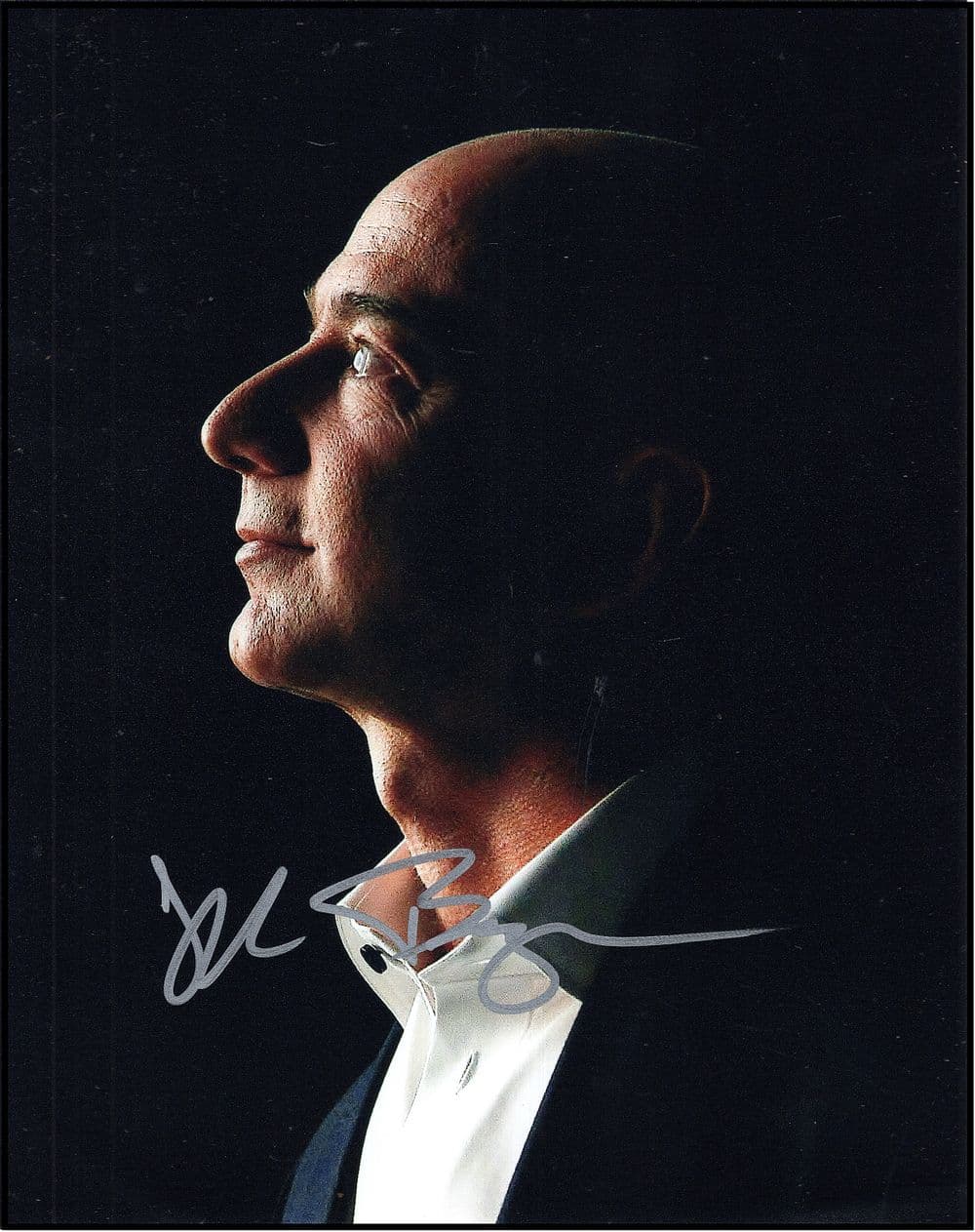 Jeff Bezos Signed Photo - Heroes & Legends COA - Autographed Photograph