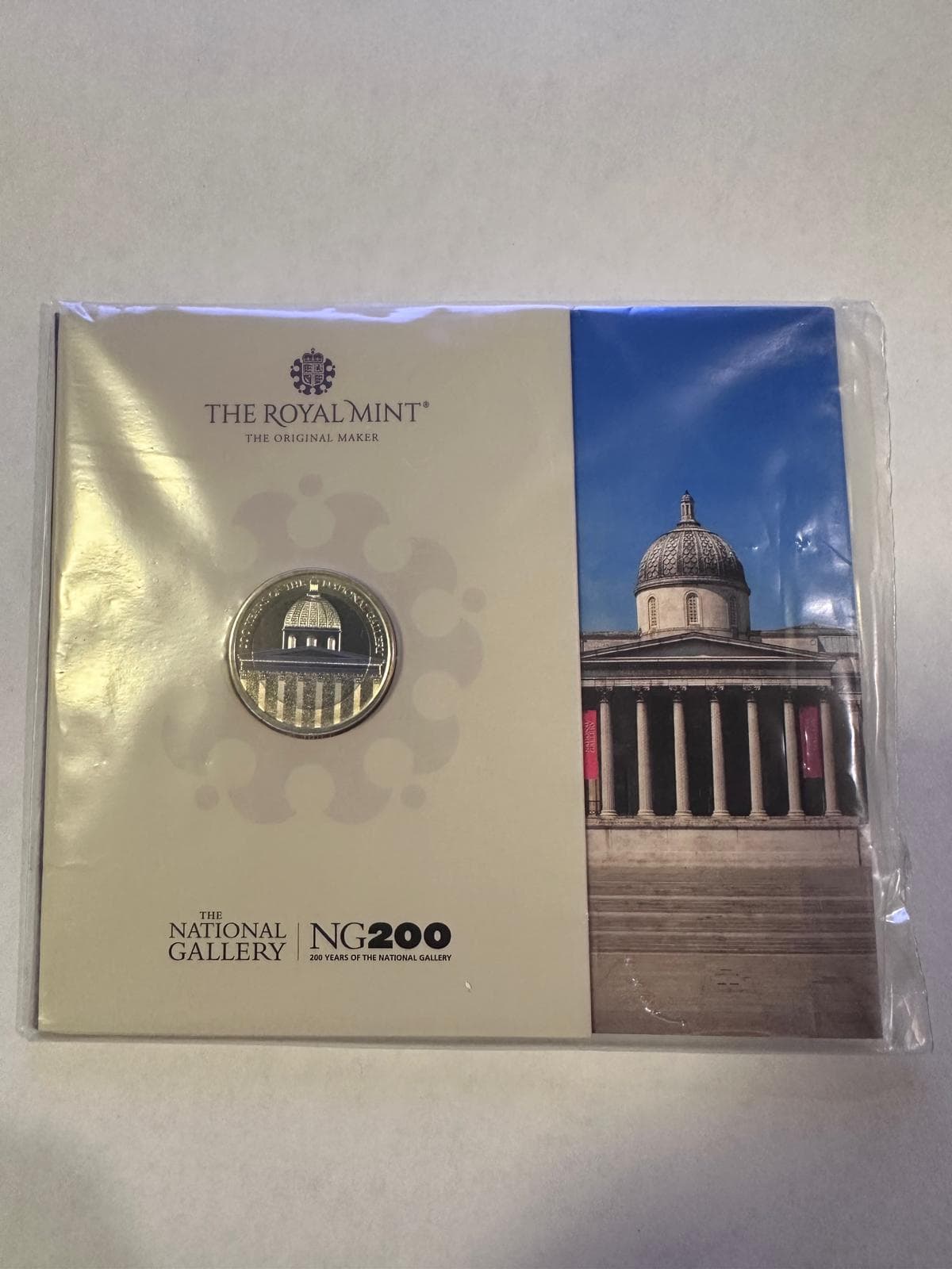 UK £2 Coin – National Gallery 200 Years (NG200) Royal Mint BU Pack (2024)