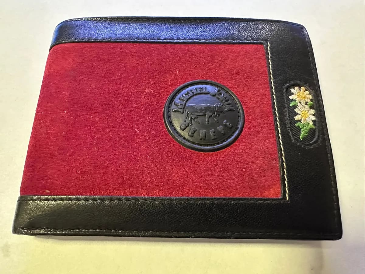 Authentic Vintage Michel Jordi Swiss Ethno Wallet
